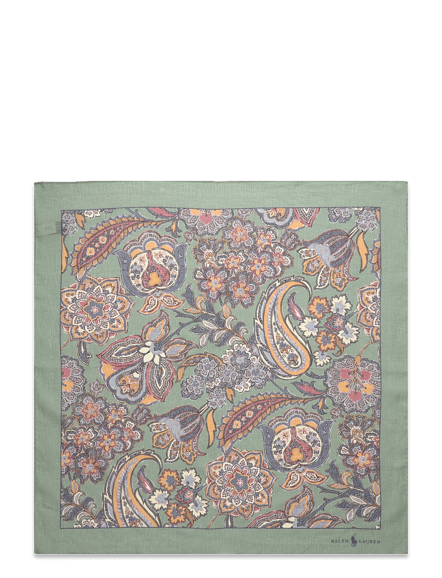 Polo Ralph Lauren - Paisley Linen Bandanna - sage - 2