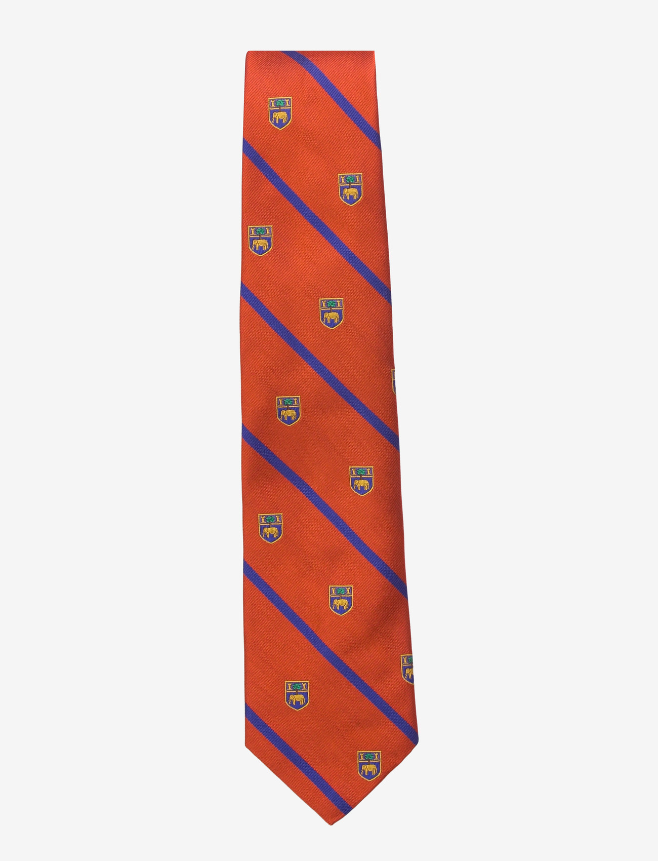 Polo Ralph Lauren - Striped Silk Club Tie - slipsar - orange - 0