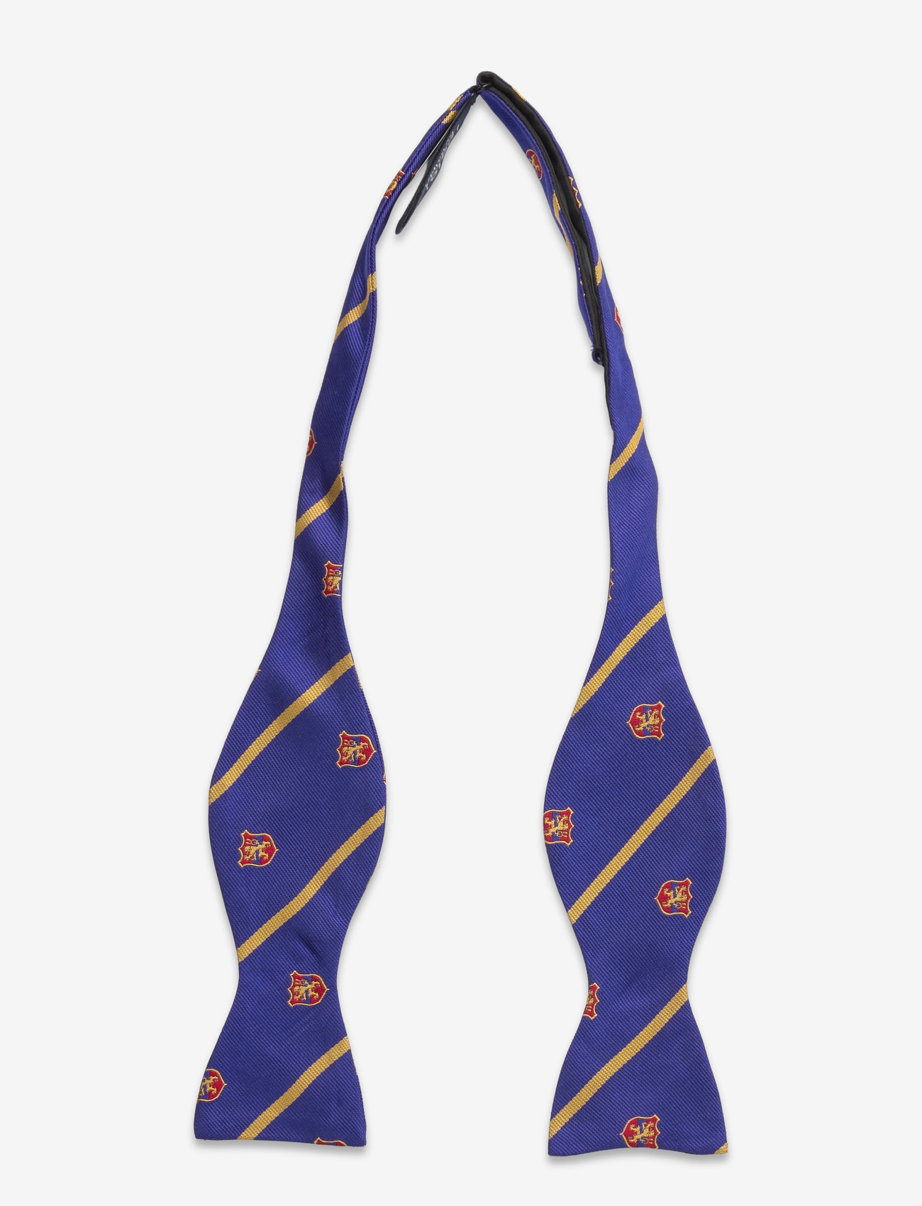 Polo Ralph Lauren - Striped Silk Club Bow Tie - flugor - royal - 0