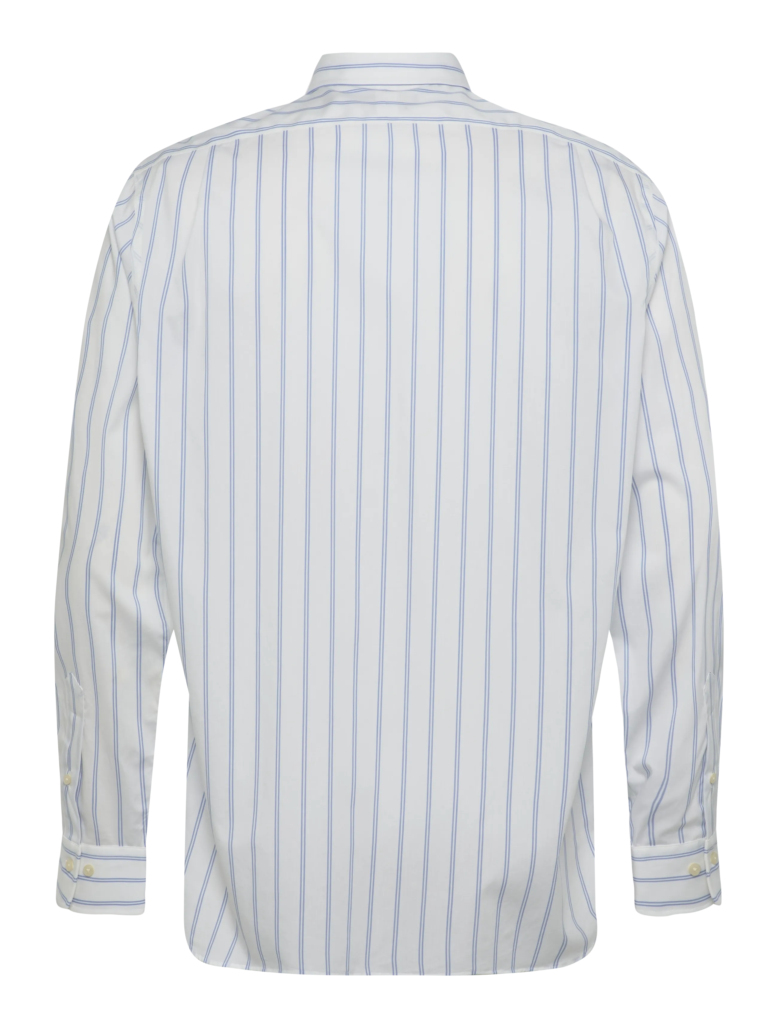 Polo Ralph Lauren - Custom Fit Striped Poplin Shirt - dryžuoti marškiniai - 7301 white blue - 1