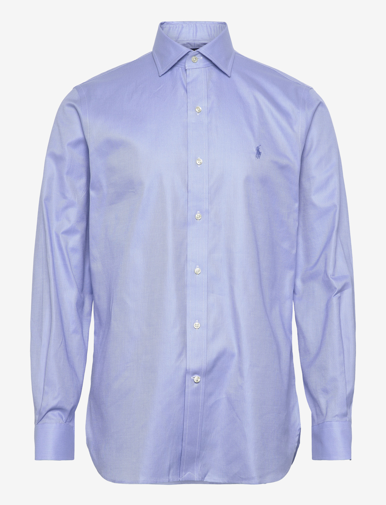 Polo Ralph Lauren - Custom Fit Textured Shirt - oxford-kauluspaidat - 7184a light blue - 0