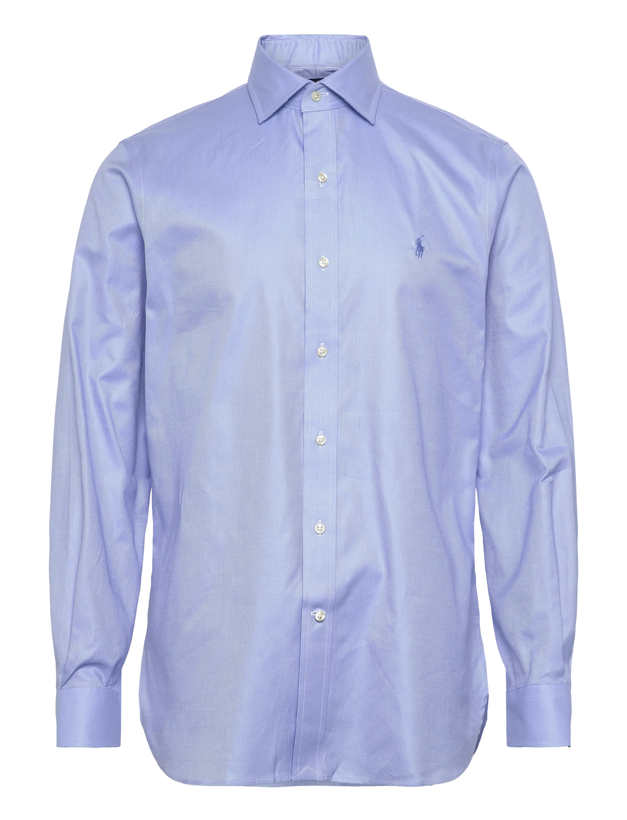 Polo Ralph Lauren Custom Fit Textured Shirt - Oxford overhemden - 7184A LIGHT BLUE / blue