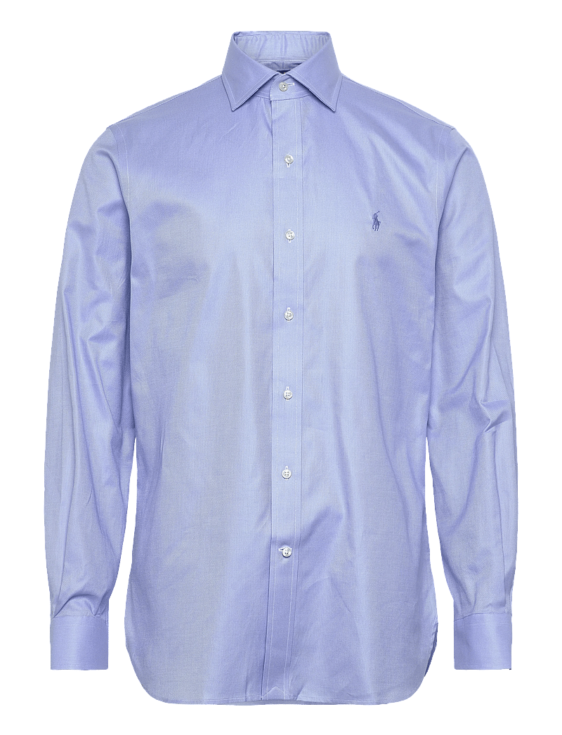 Polo Ralph Lauren - Custom Fit Textured Shirt - oxford-kauluspaidat - 7184a light blue - 0