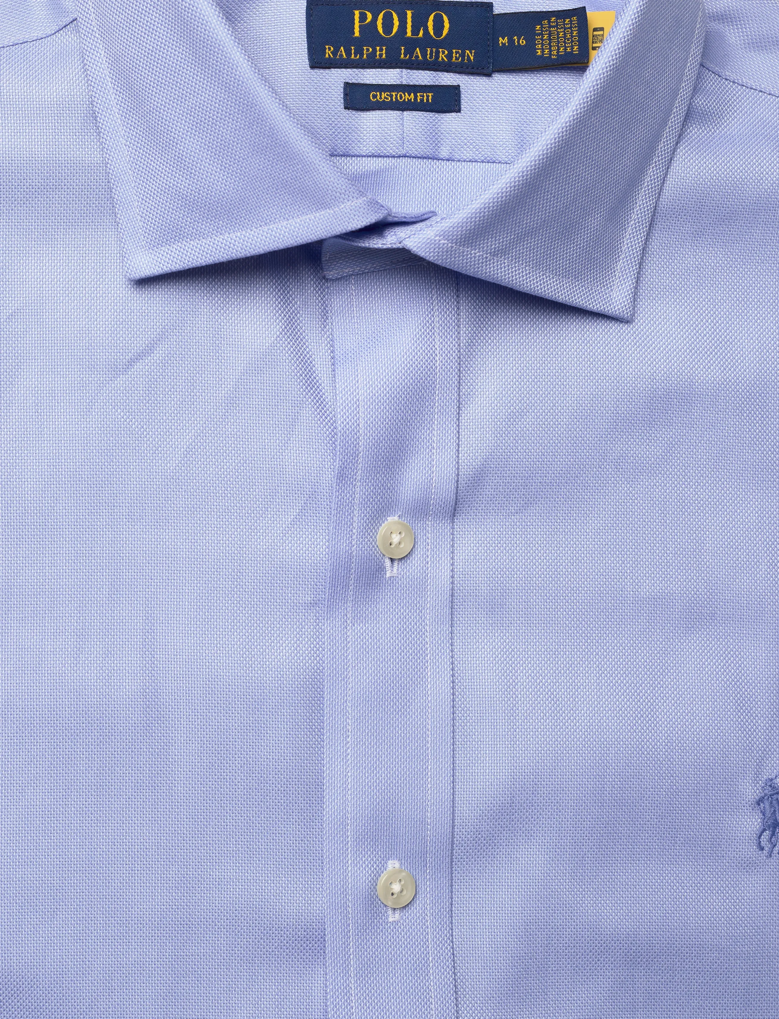 Polo Ralph Lauren - Custom Fit Textured Shirt - oxford-hemden - 7184a light blue - 2