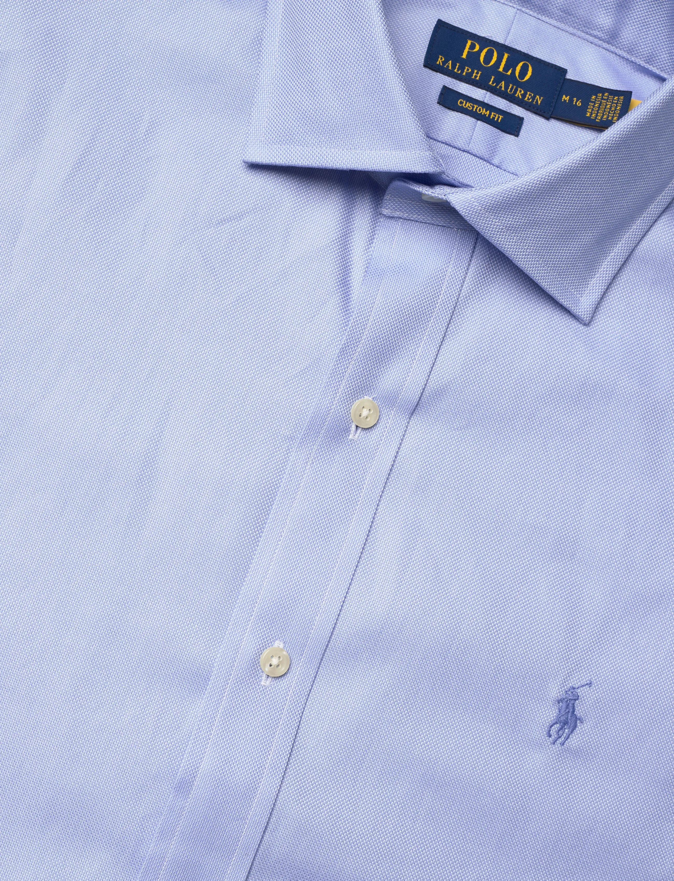 Polo Ralph Lauren - Custom Fit Textured Shirt - oxford-hemden - 7184a light blue - 3