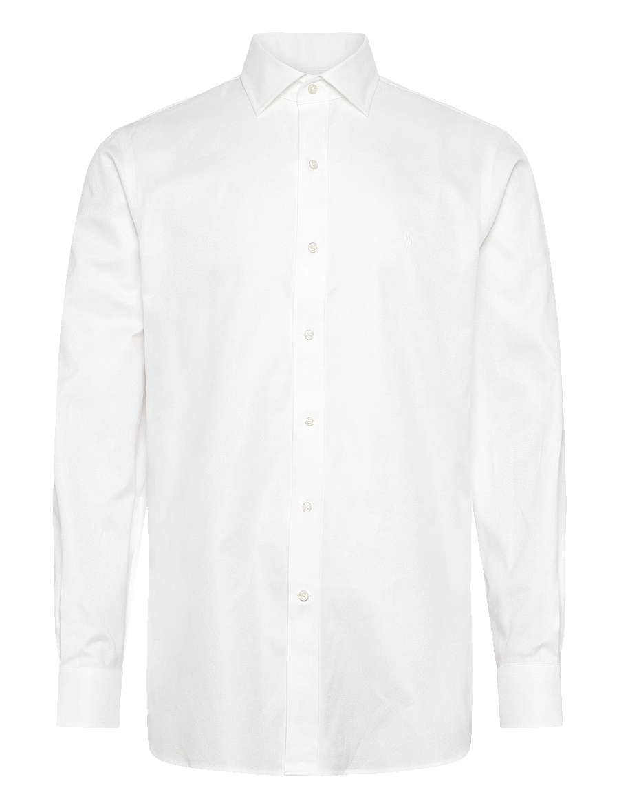 Polo Ralph Lauren - Custom Fit Textured Shirt - oxford skjorter - 7184c white - 0