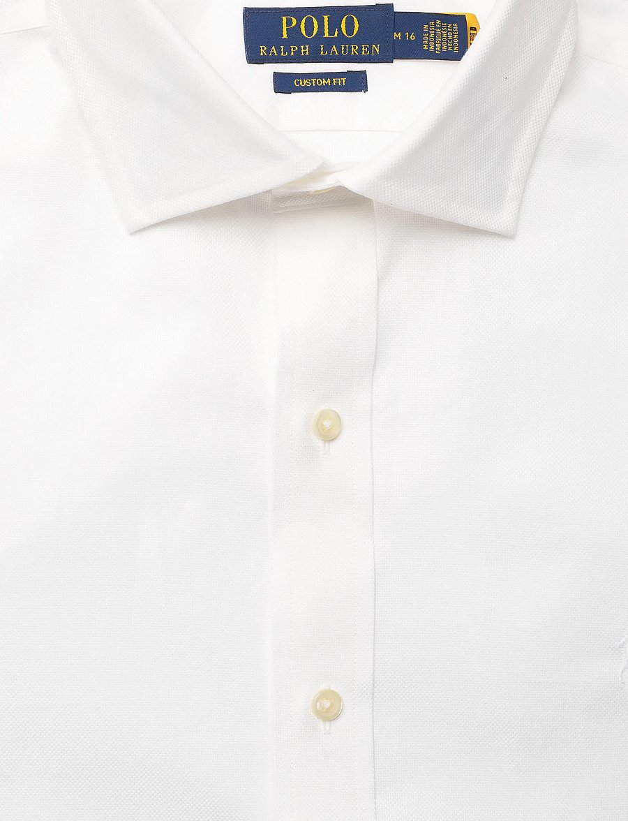 Polo Ralph Lauren - Custom Fit Textured Shirt - oxford skjorter - 7184c white - 2