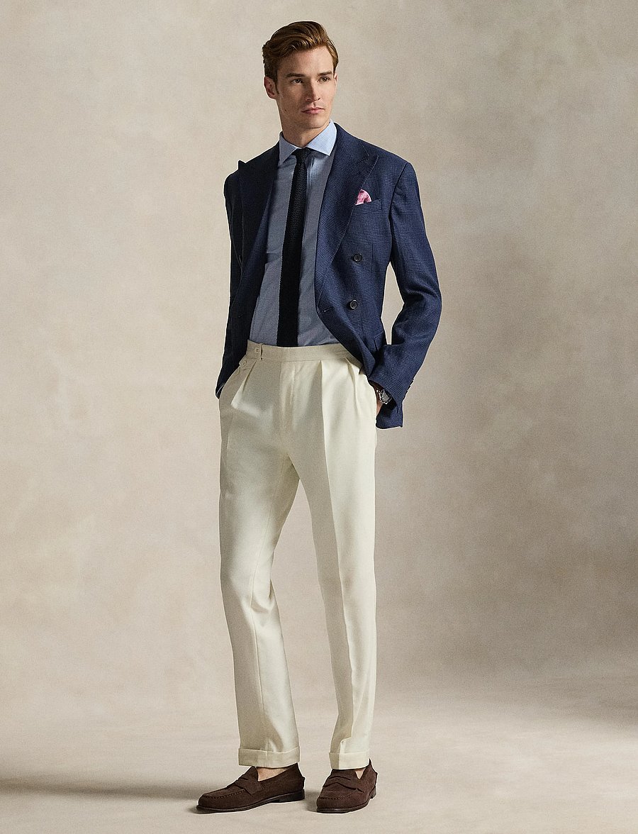 Polo Ralph Lauren - Custom Fit Stretch Poplin Shirt - oxford-hemden - 7176a blue white - 0