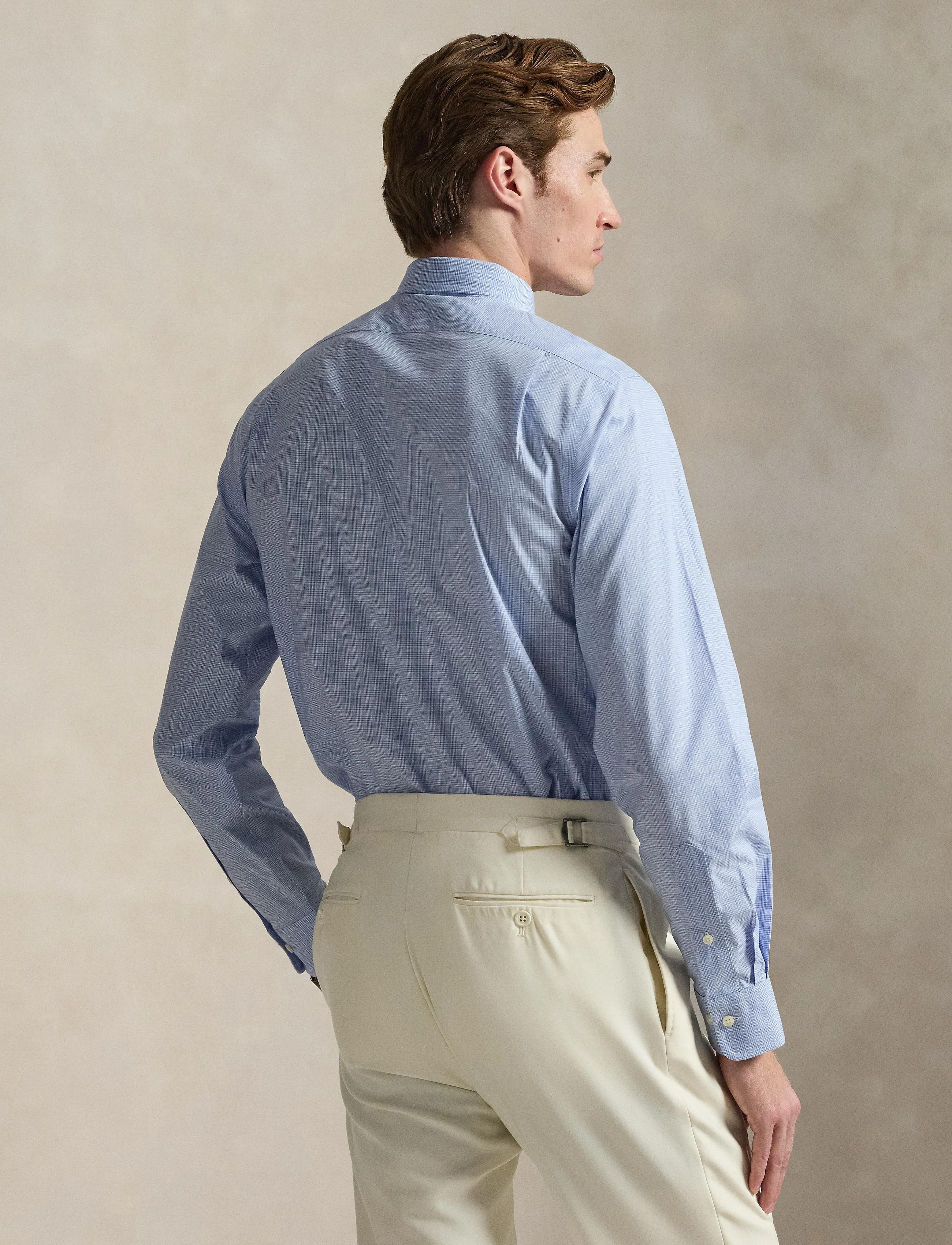 Polo Ralph Lauren - Custom Fit Stretch Poplin Shirt - oxford skjorter - 7176a blue white - 3