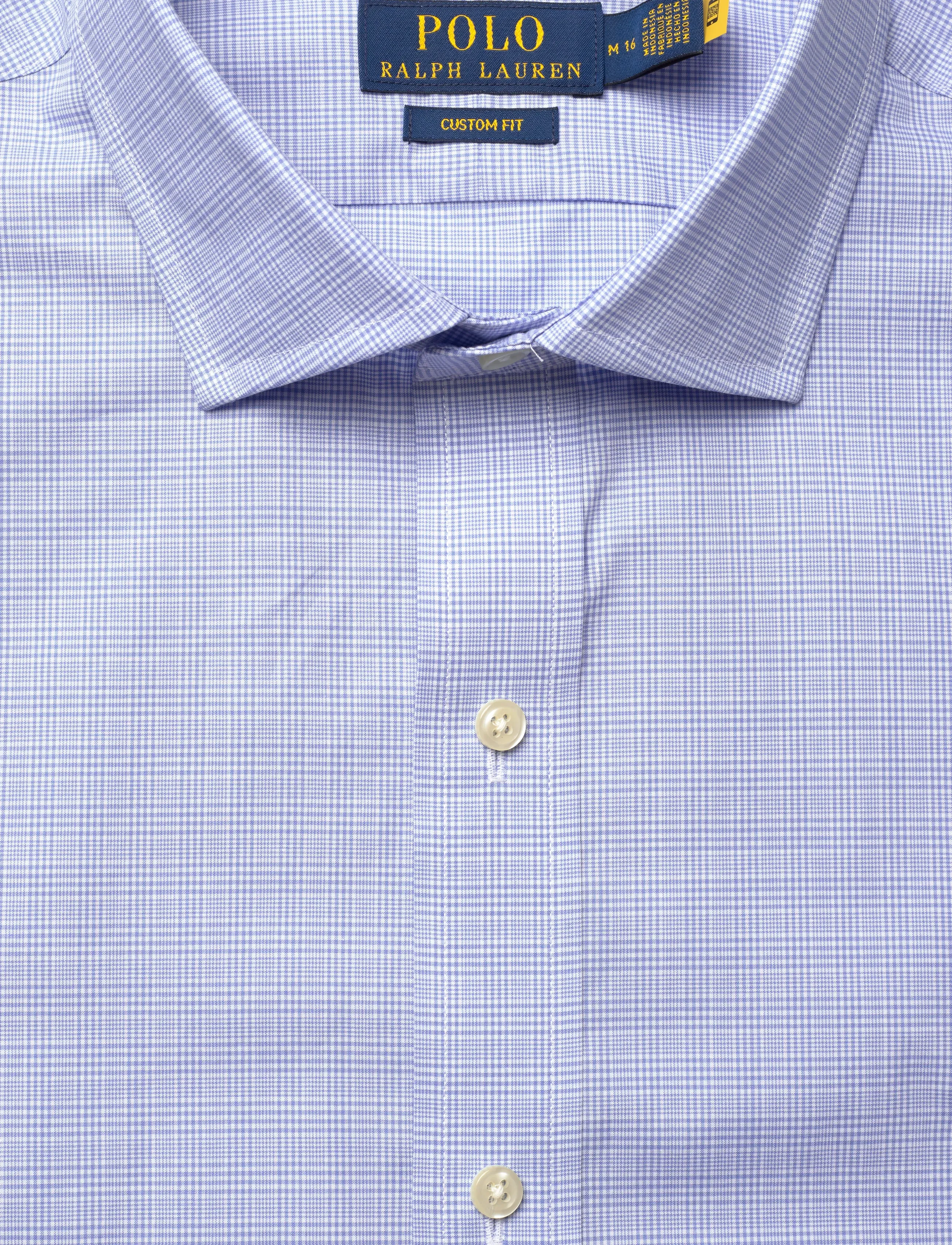 Polo Ralph Lauren - Custom Fit Stretch Poplin Shirt - oxford shirts - 7176a blue white - 3