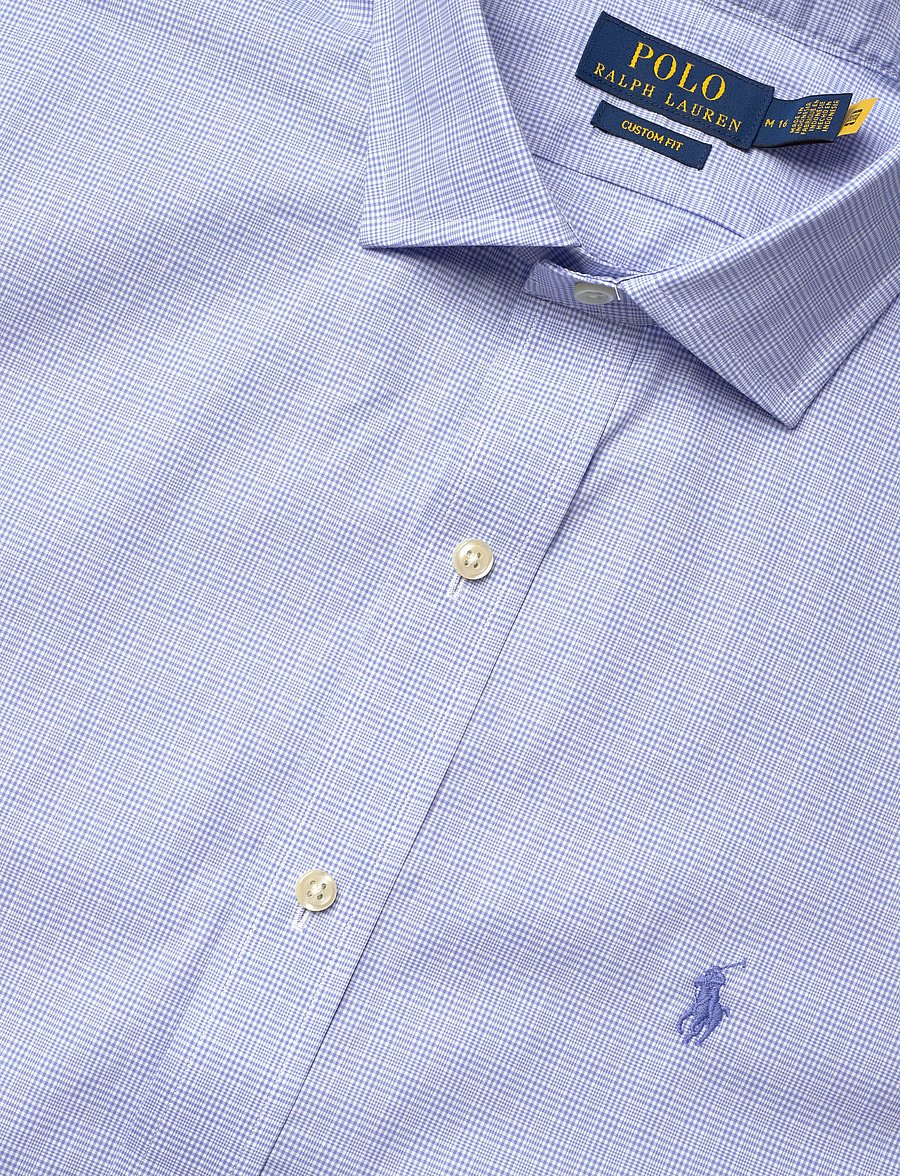 Polo Ralph Lauren - Custom Fit Stretch Poplin Shirt - oxford-hemden - 7176a blue white - 4