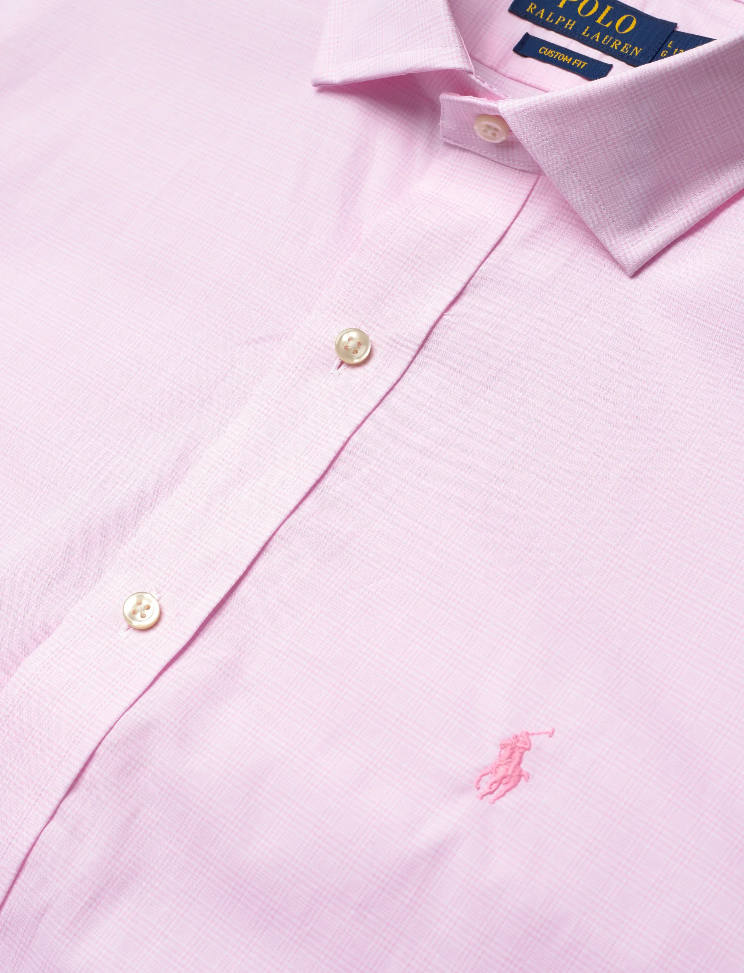 Polo Ralph Lauren - Custom Fit Stretch Poplin Shirt - oxford skjorter - 7176c carmel pink - 5