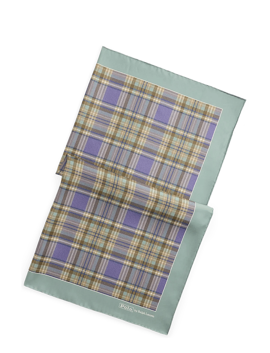 Polo Ralph Lauren - Plaid Silk Square Scarf - nach anlass kaufen - multi - 0