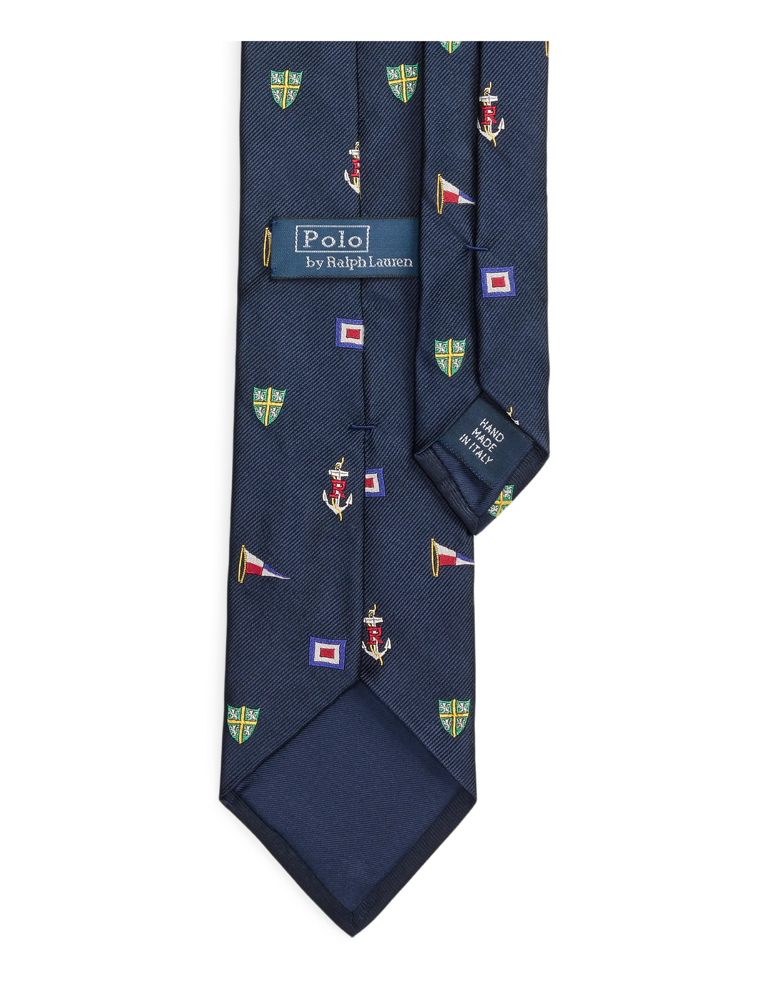 Polo Ralph Lauren - Nautical Silk Repp Tie - cravates - navy multi - 1