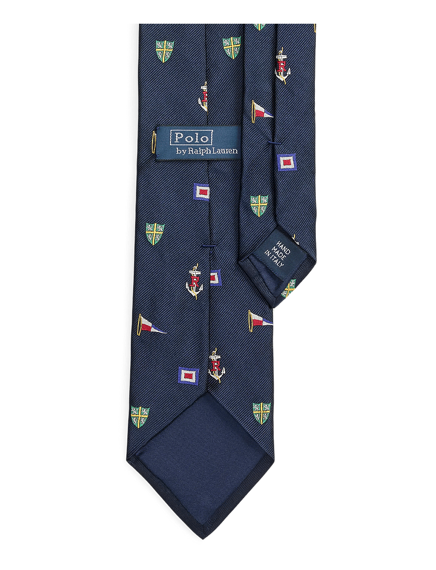 Polo Ralph Lauren - Nautical Silk Repp Tie - cravates - navy multi - 1
