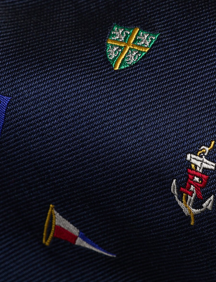 Polo Ralph Lauren - Nautical Silk Repp Tie - cravates - navy multi - 2