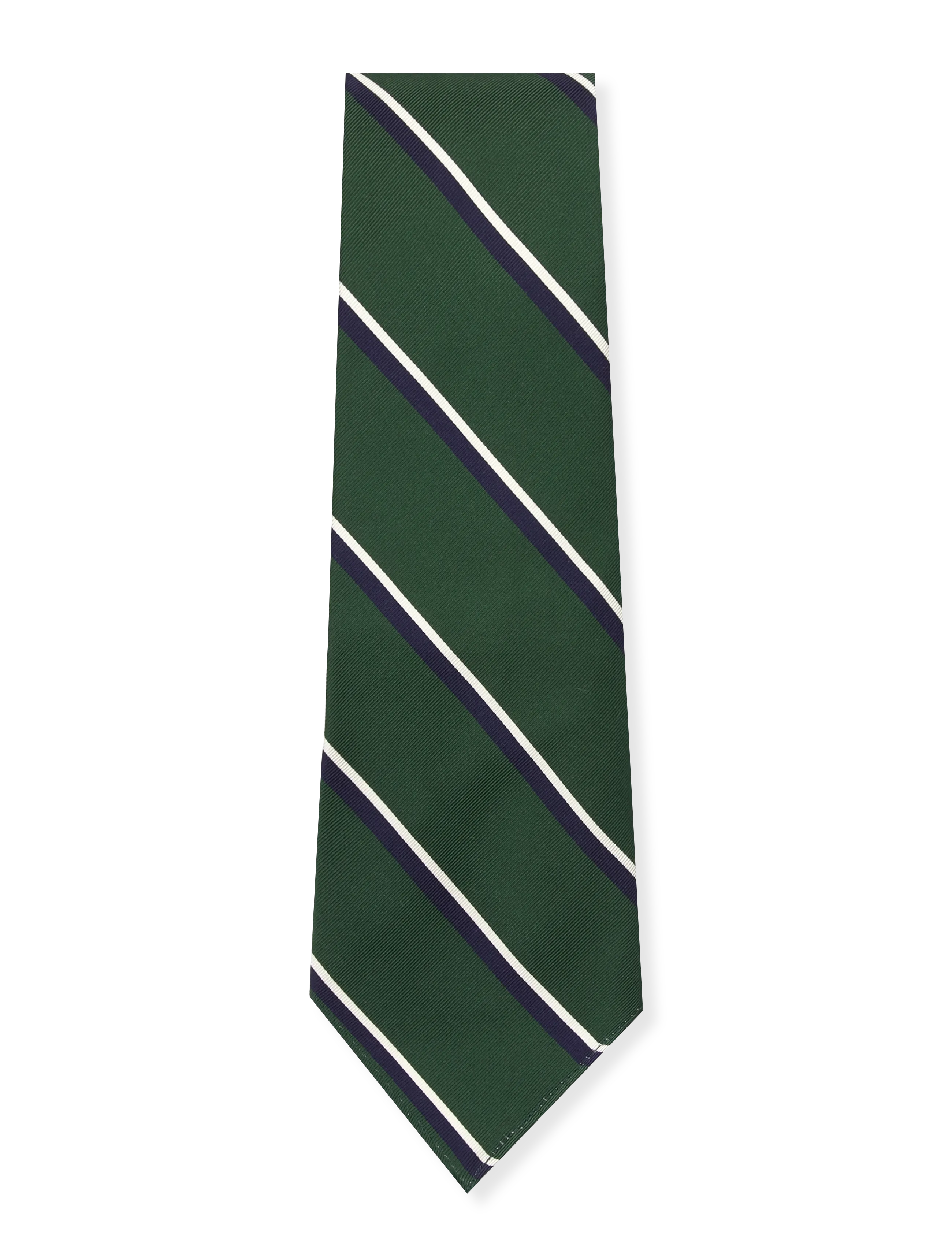 Polo Ralph Lauren Vintage-Inspired Striped Mogador Tie - Accessoires - NEWFOREST/NAVY/WH / green