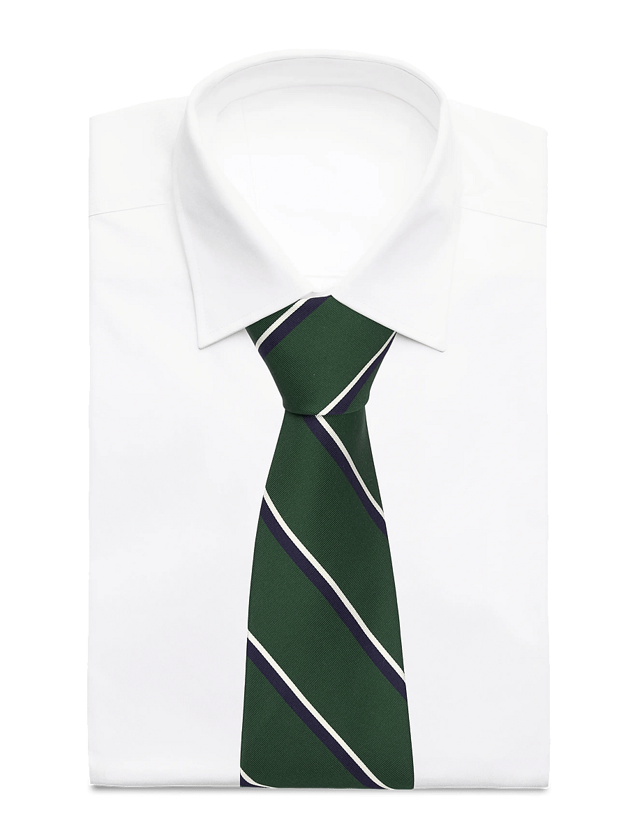 Polo Ralph Lauren - Vintage-Inspired Striped Mogador Tie - slips - newforest/navy/wh - 3