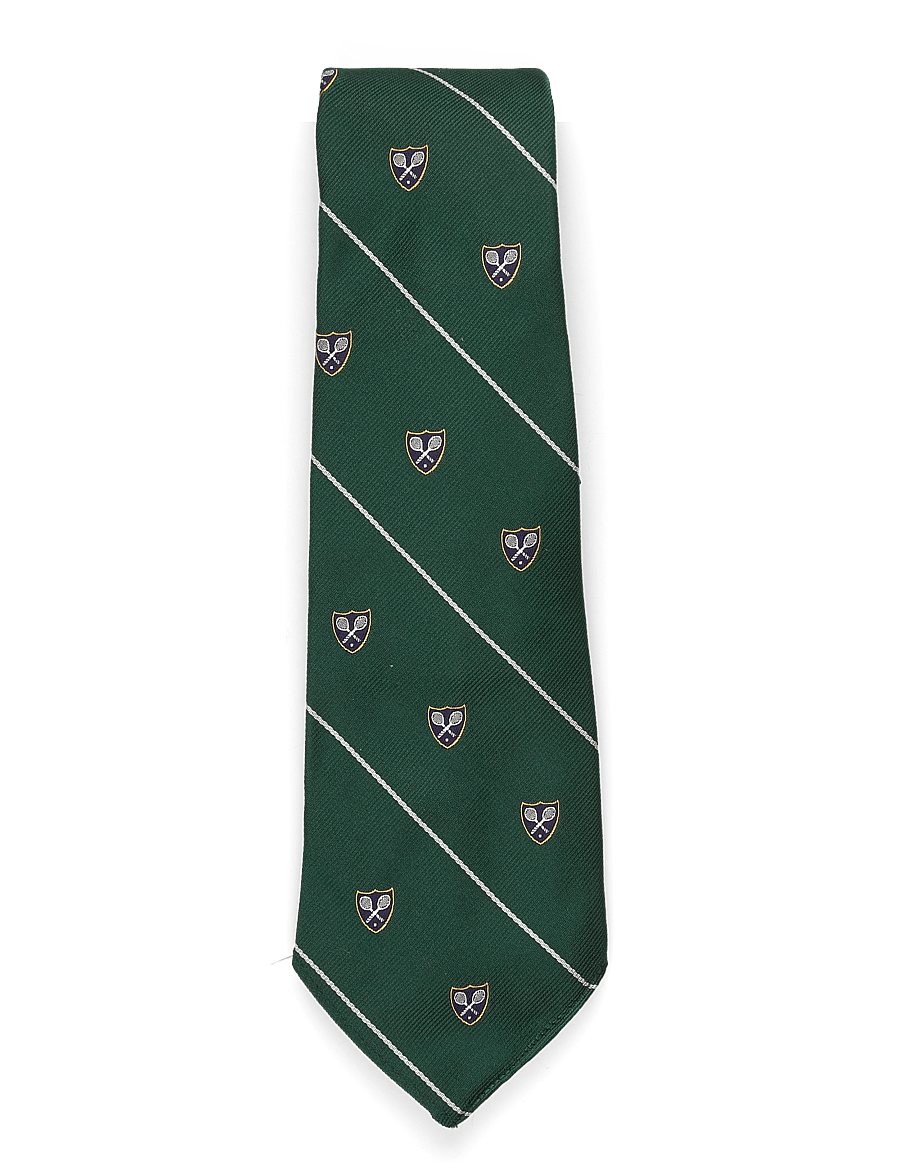 Polo Ralph Lauren - Vintage-Inspired Striped Silk Club Tie - krawatten - new forest - 0