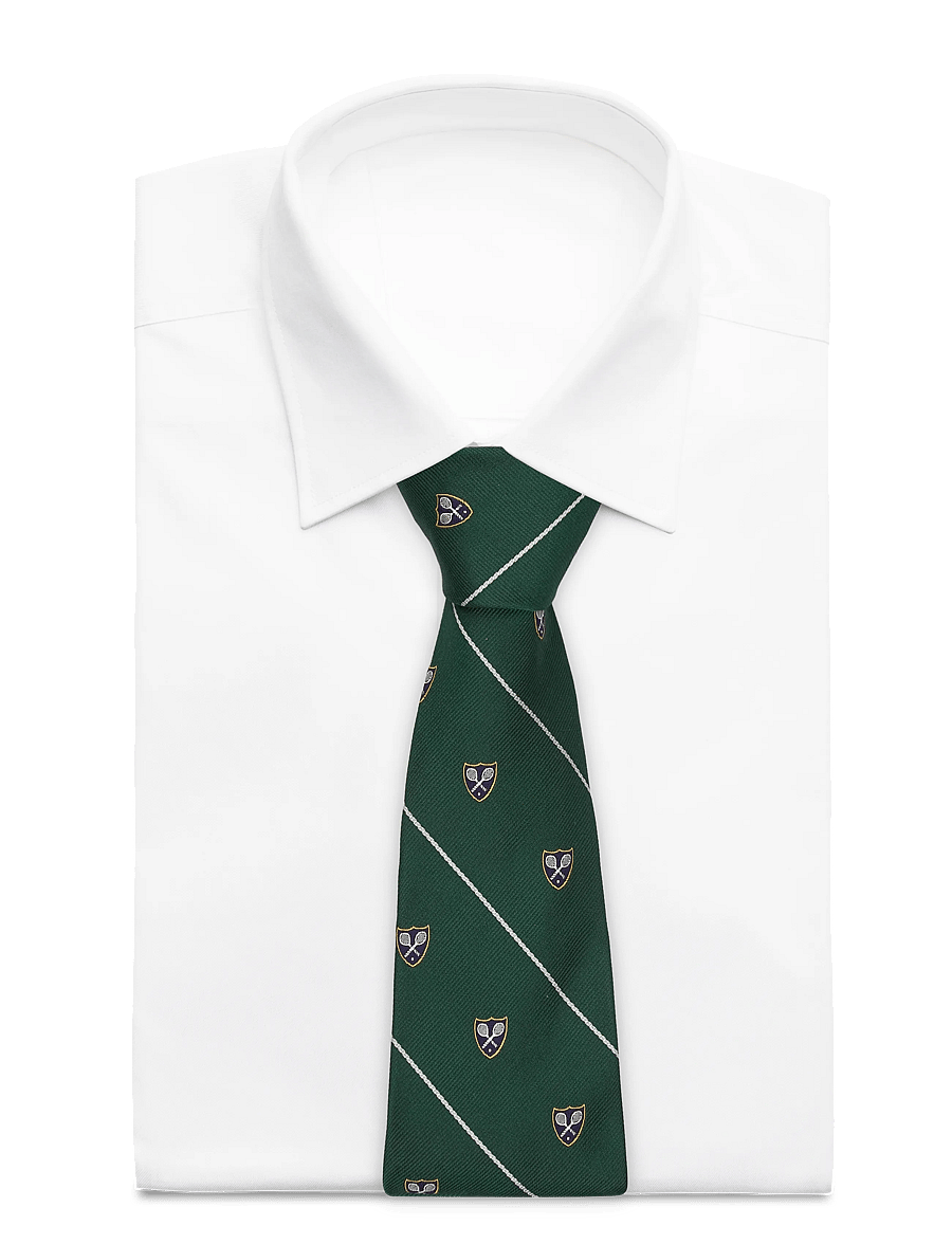 Polo Ralph Lauren - Vintage-Inspired Striped Silk Club Tie - krawatten - new forest - 4