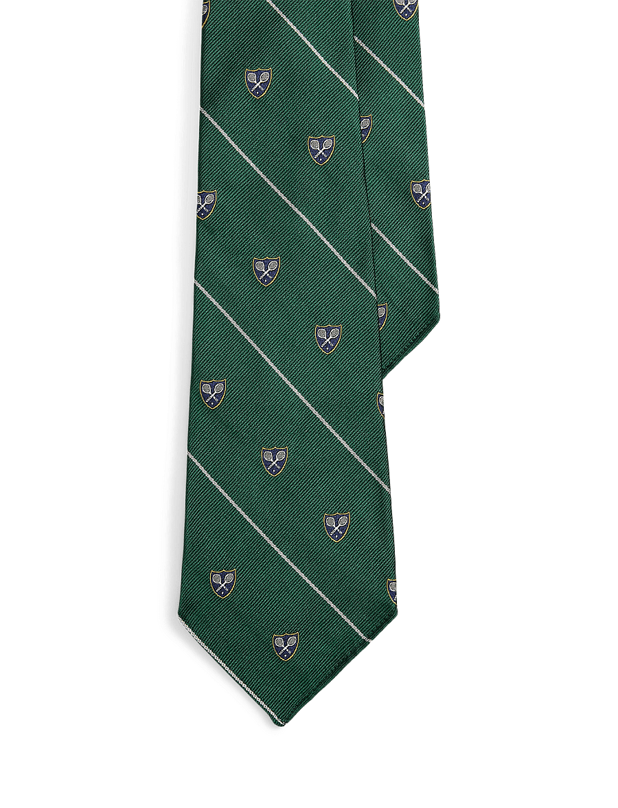 Polo Ralph Lauren - Vintage-Inspired Striped Silk Club Tie - krawatten - new forest - 2