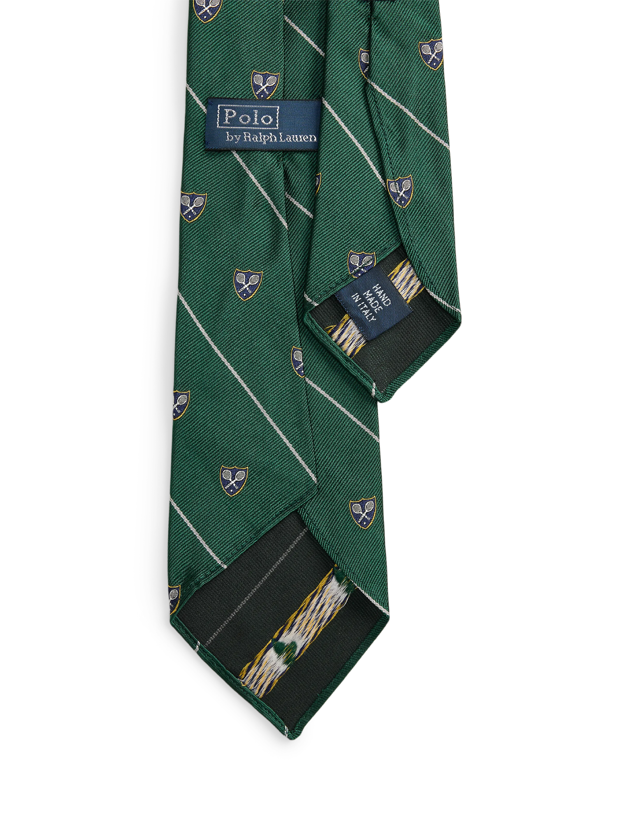 Polo Ralph Lauren - Vintage-Inspired Striped Silk Club Tie - cravates - new forest - 3
