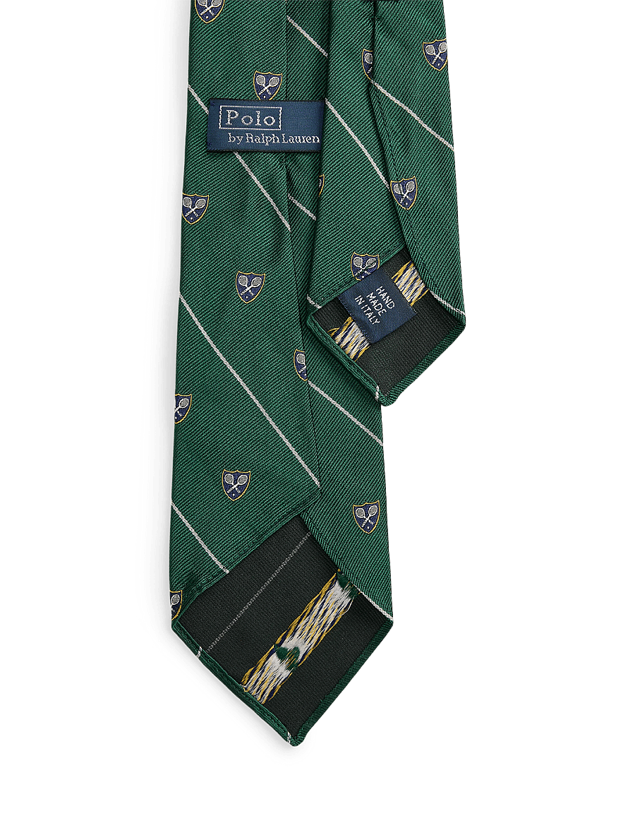 Polo Ralph Lauren - Vintage-Inspired Striped Silk Club Tie - krawatten - new forest - 3