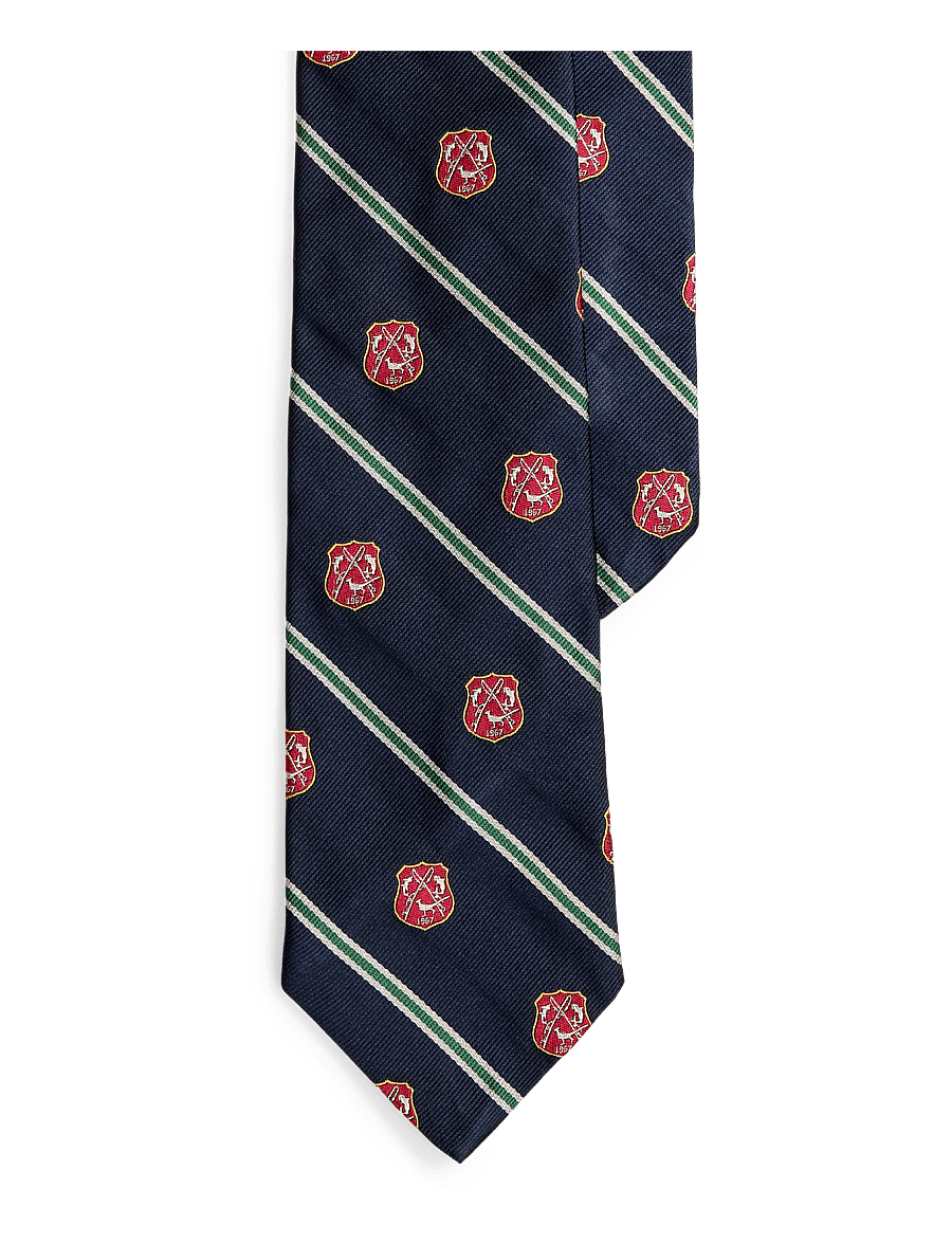 Polo Ralph Lauren - Silk Repp Club Tie - navy - 0