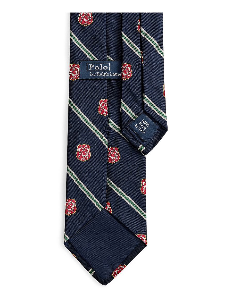 Polo Ralph Lauren - Silk Repp Club Tie - navy - 1