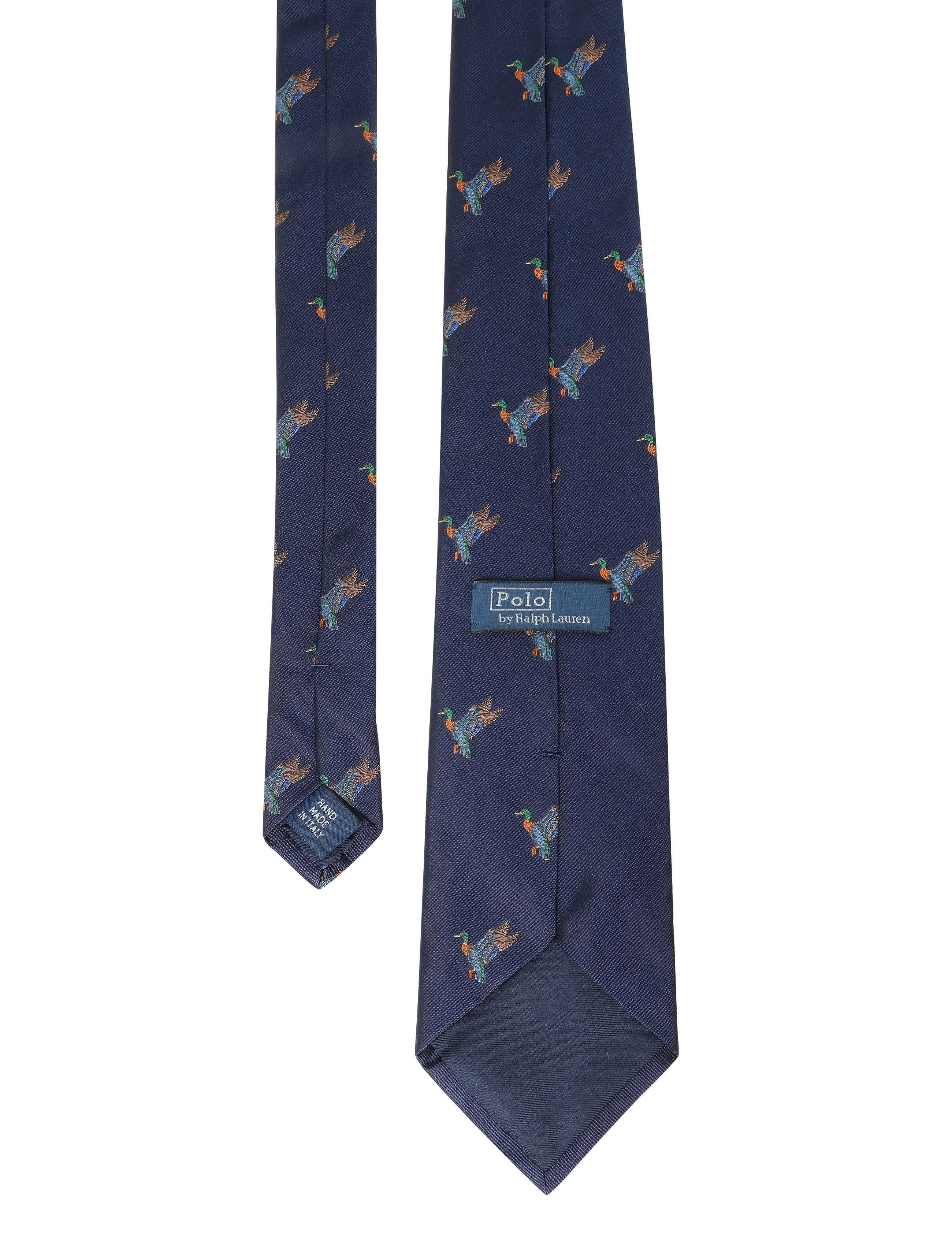 Polo Ralph Lauren - Graduate Mallard-Patterned Silk Tie - navy - 1