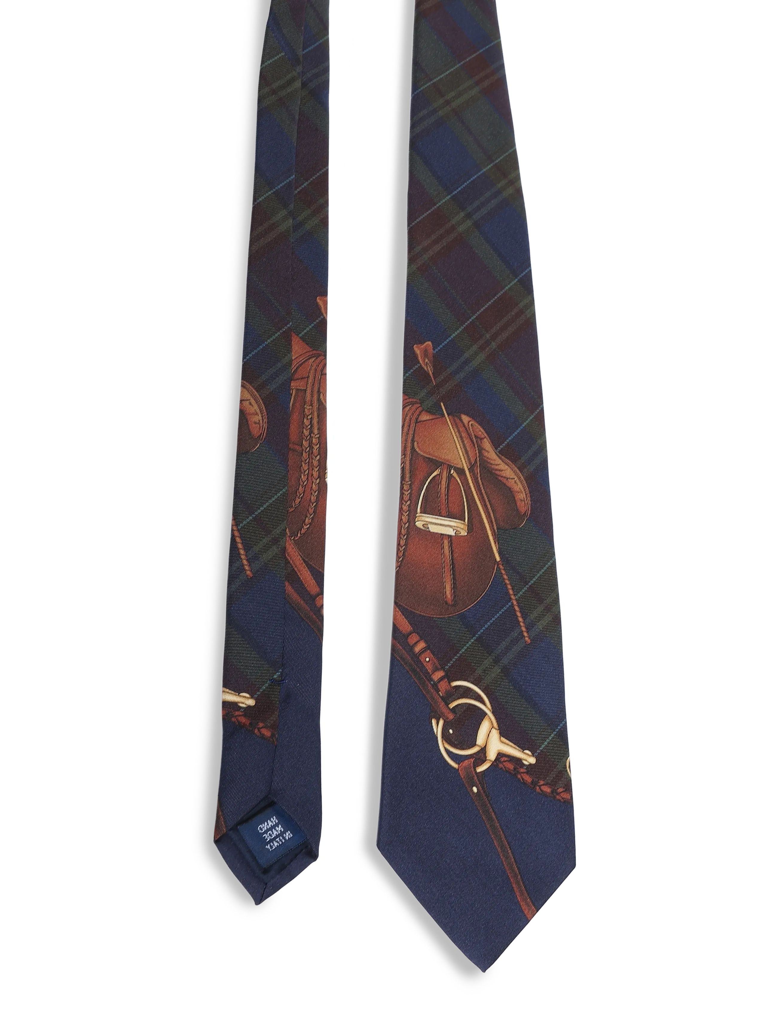 Polo Ralph Lauren - Graduate Equestrian-Plaid Silk Tie - multi - 1