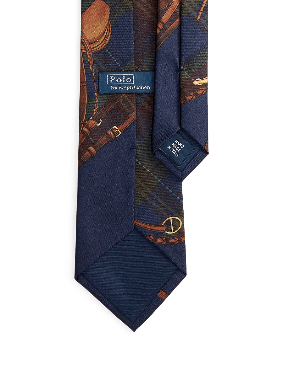 Polo Ralph Lauren - Graduate Equestrian-Plaid Silk Tie - lipsud - multi - 4