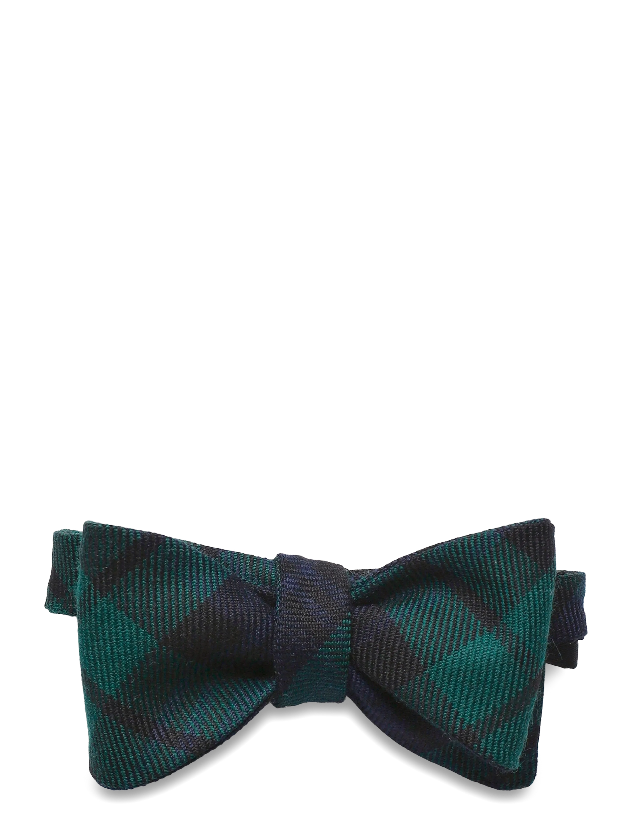 Polo Ralph Lauren Tartan Wool Bow Tie - Kikilipsud - NAVY/GREEN / navy