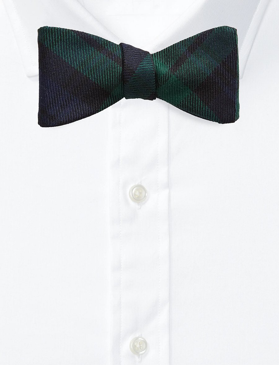 Polo Ralph Lauren - Tartan Wool Bow Tie - kikilipsud - navy/green - 3
