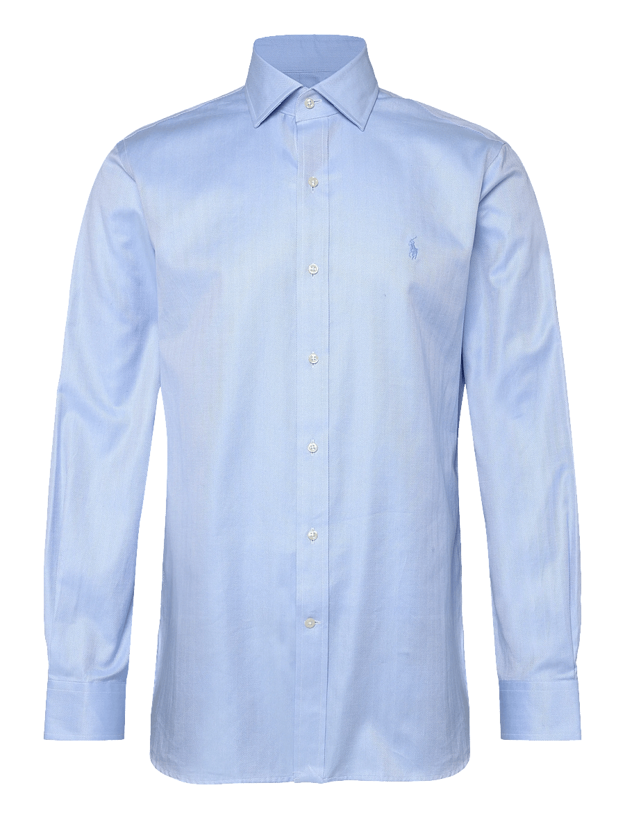 Polo Ralph Lauren - PUREPRESS TEXTURES-WVN-SHIRT - freizeithemden - 7433a lt blue whi - 0