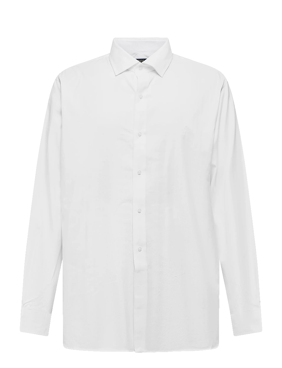 Polo Ralph Lauren - PUREPRESS TEXTURES-WVN-SHIRT - vabaajasärgid - 7433c white - 0