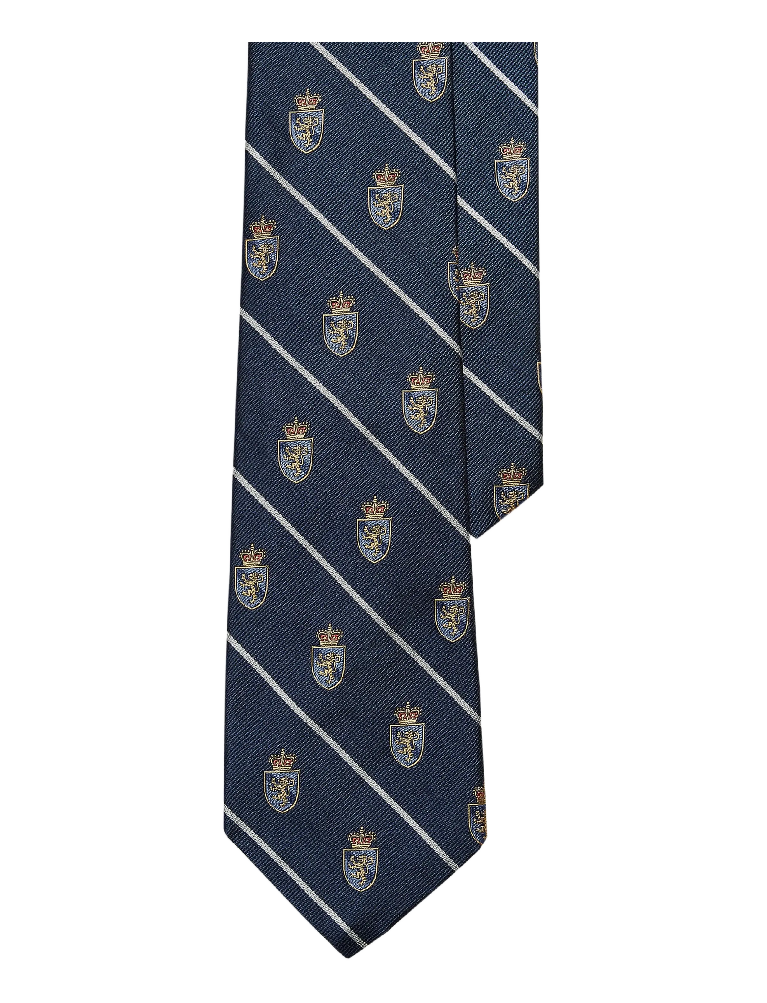 Polo Ralph Lauren Striped Silk Repp Club Tie - Viimane võimalus - NAVY / navy