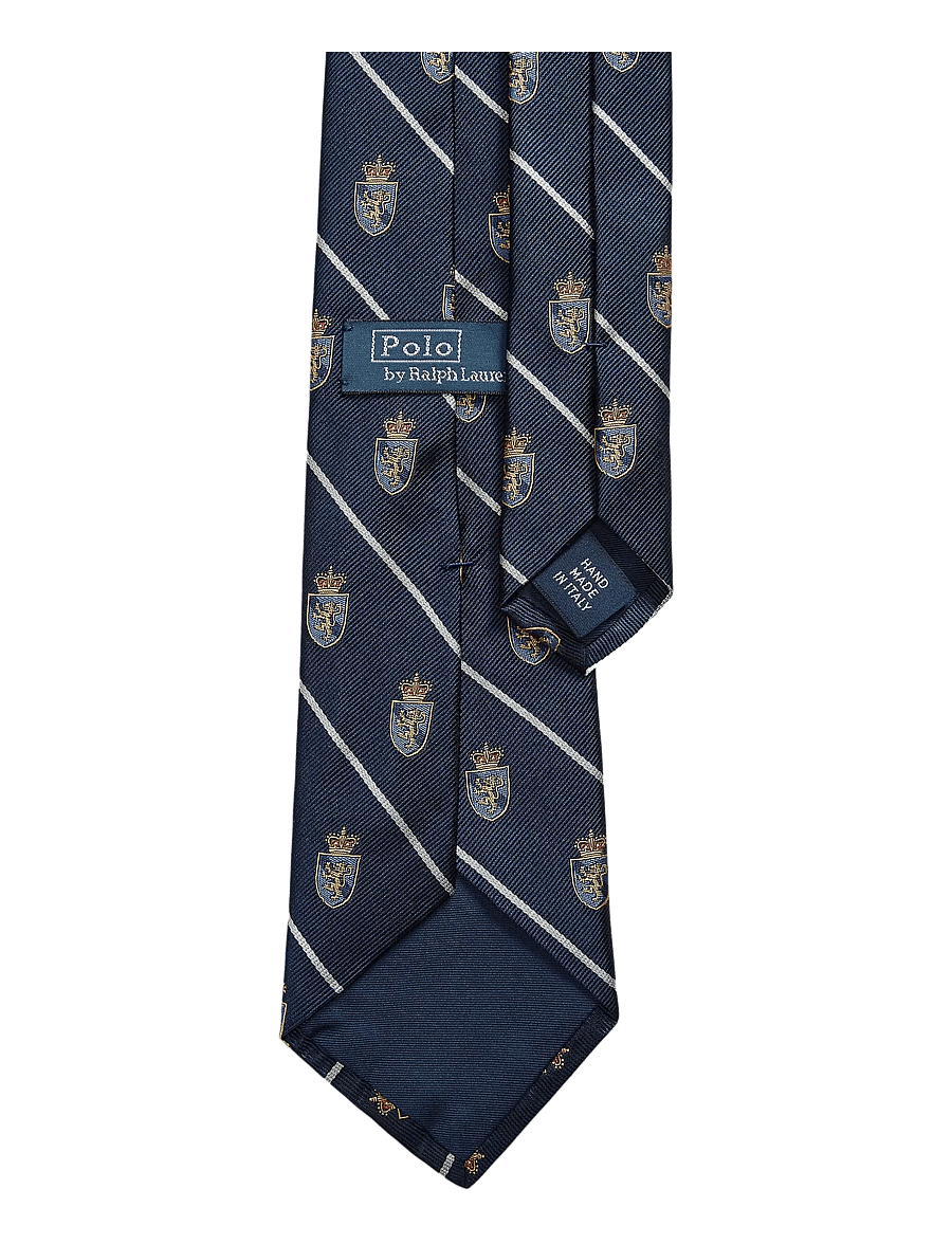 Polo Ralph Lauren - LION WITH CROWN-WVN-NECK TIE - slips - navy - 1