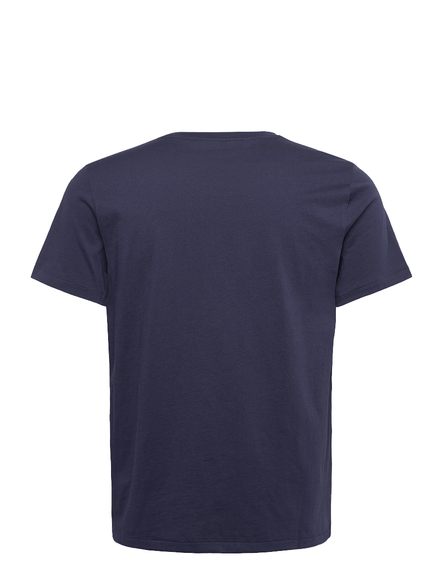 Polo Ralph Lauren - Cotton Jersey Sleep Shirt - pidžaamasärgid - cruise navy / whi - 1