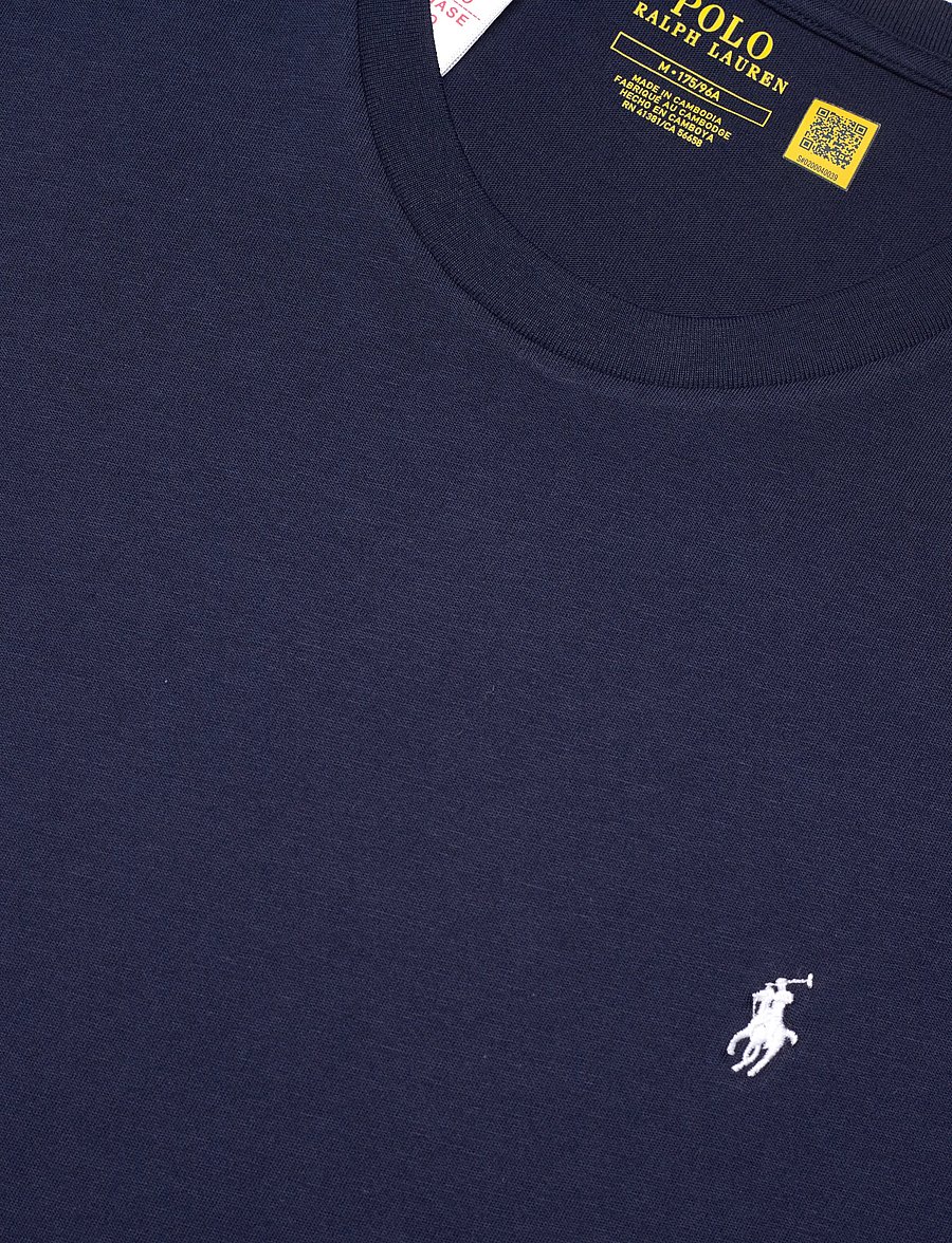 Polo Ralph Lauren - Cotton Jersey Sleep Shirt - pidžaamasärgid - cruise navy / whi - 2