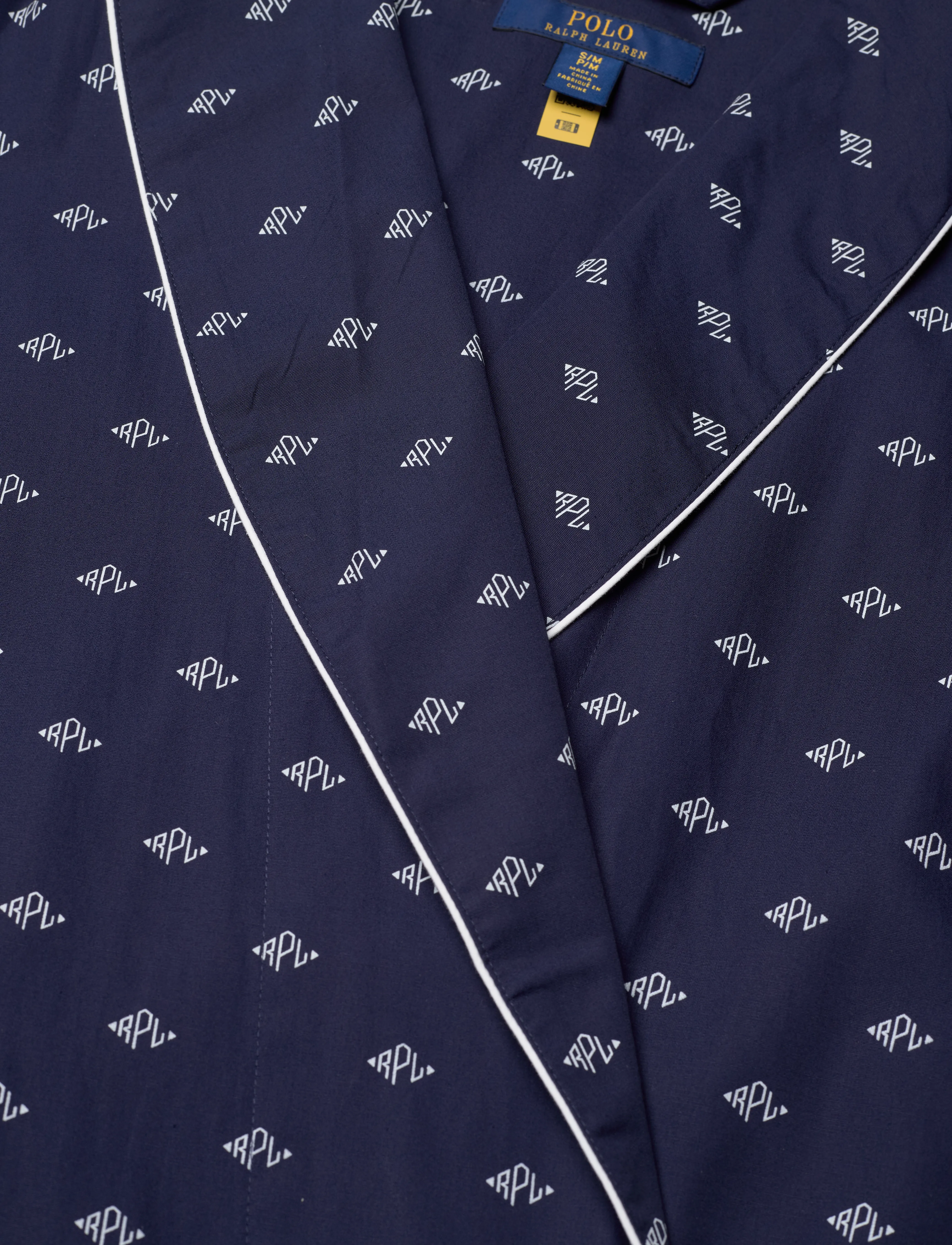 Polo Ralph Lauren - POPLIN-LNG-RBE - navy prl logo - 2