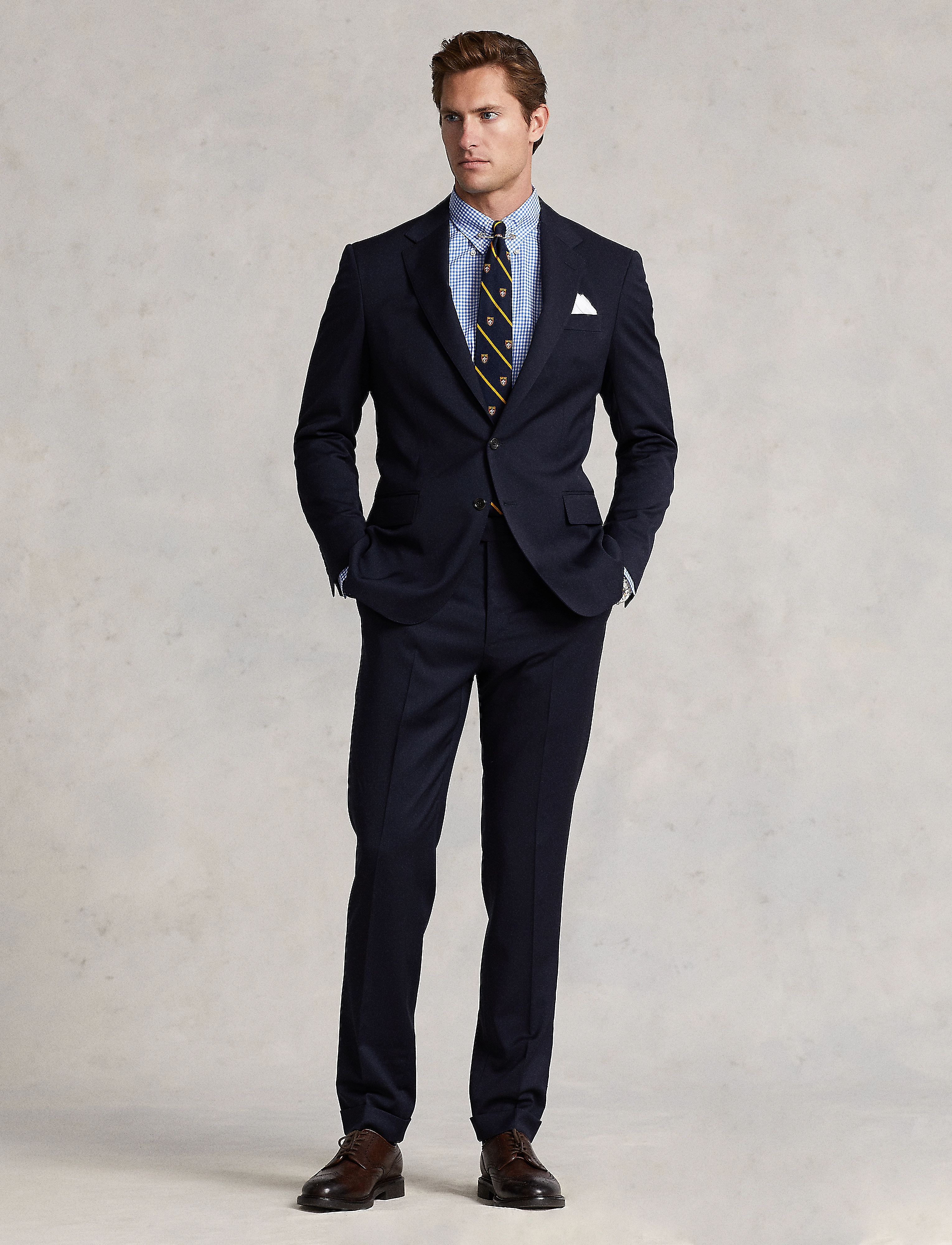 Polo Ralph Lauren Polo Tailored Wool Twill Suit - Preppy - CLASSIC NAVY / black