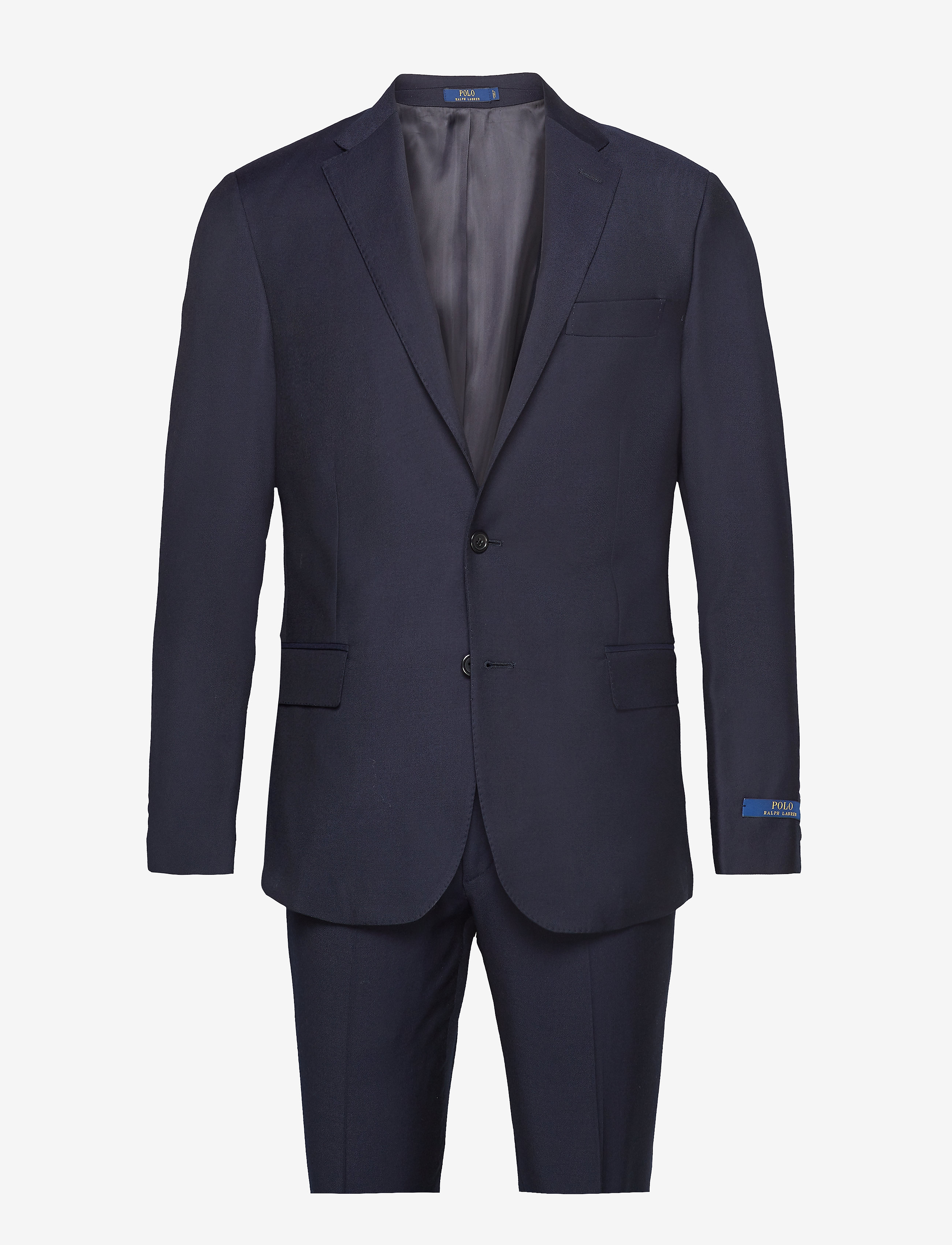 Polo Ralph Lauren Polo Tailored Fit Wool Serge Suit, Mænd, Skræddersyet Habit, Blå, Str: 54