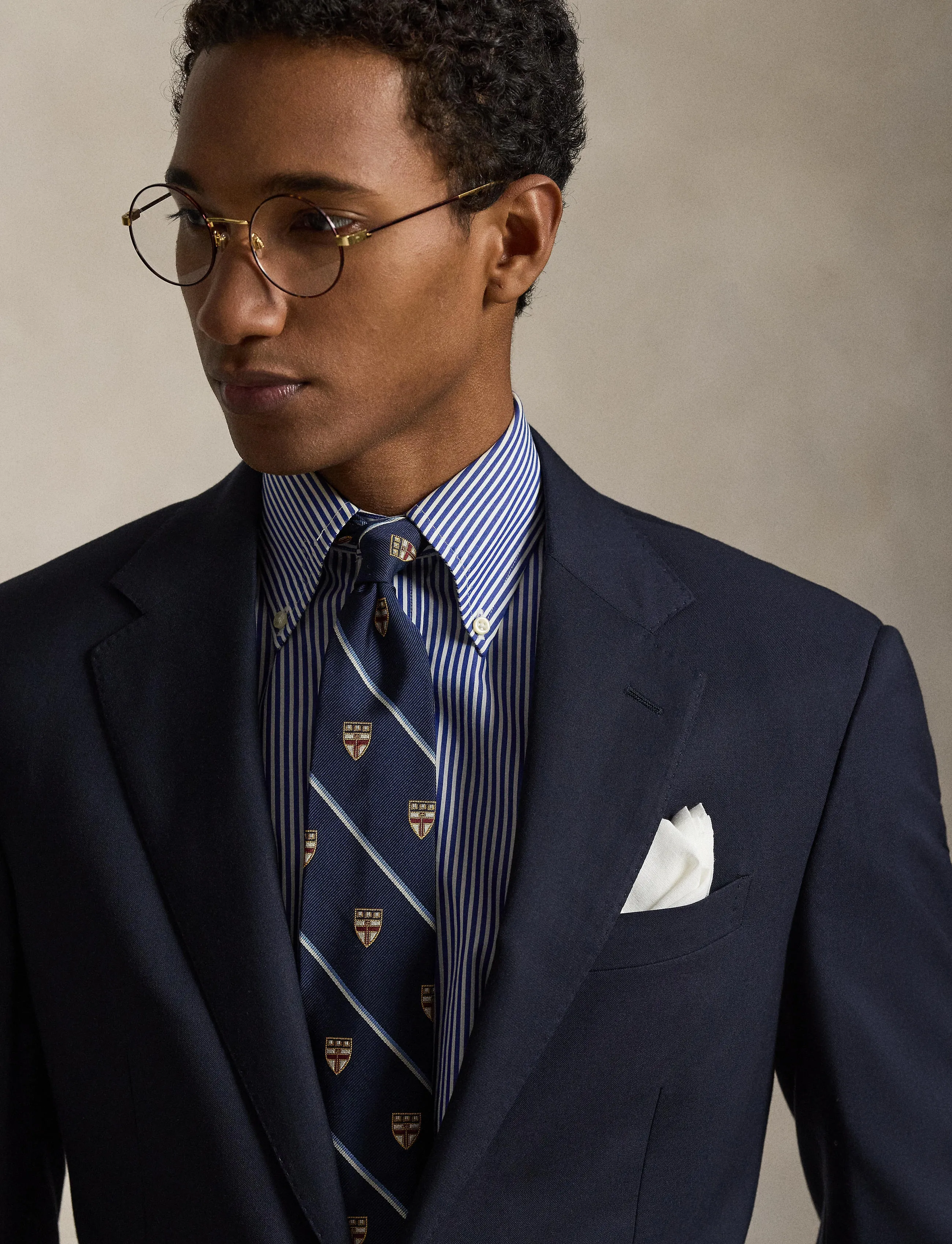 Polo Ralph Lauren - Polo Tailored Fit Wool Serge Suit - jakkesæt - classic navy - 3