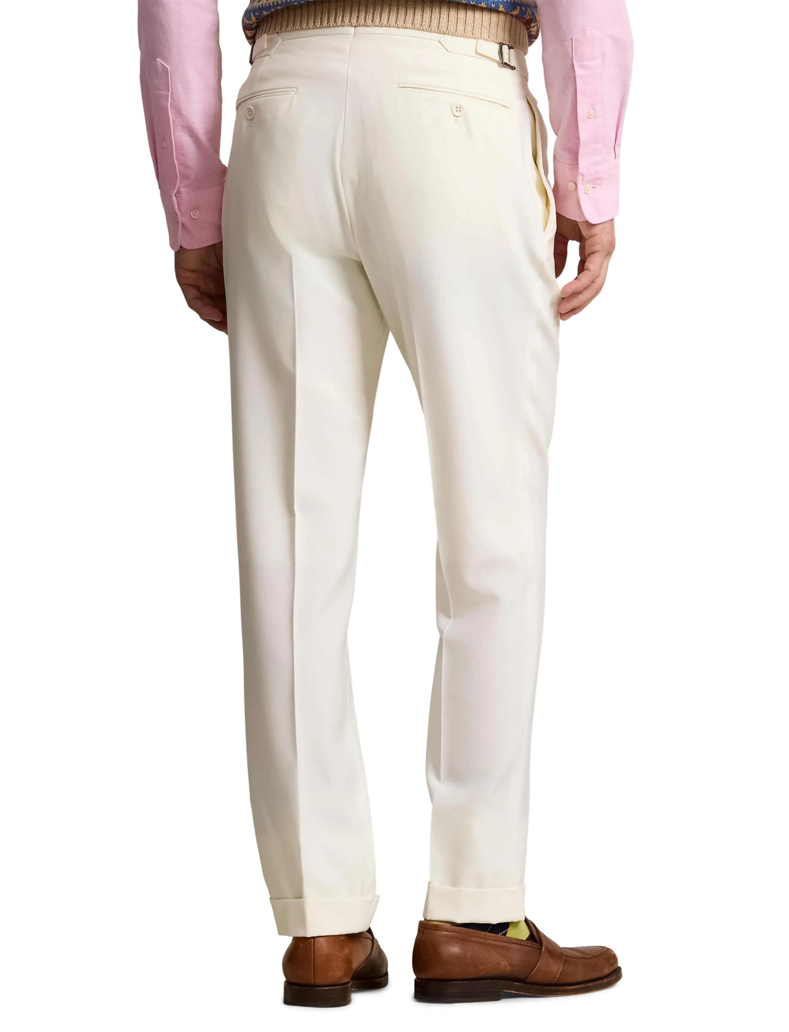 Polo Ralph Lauren Pleated Wool Barathea Trouser kostymbyxor herr – bild 7