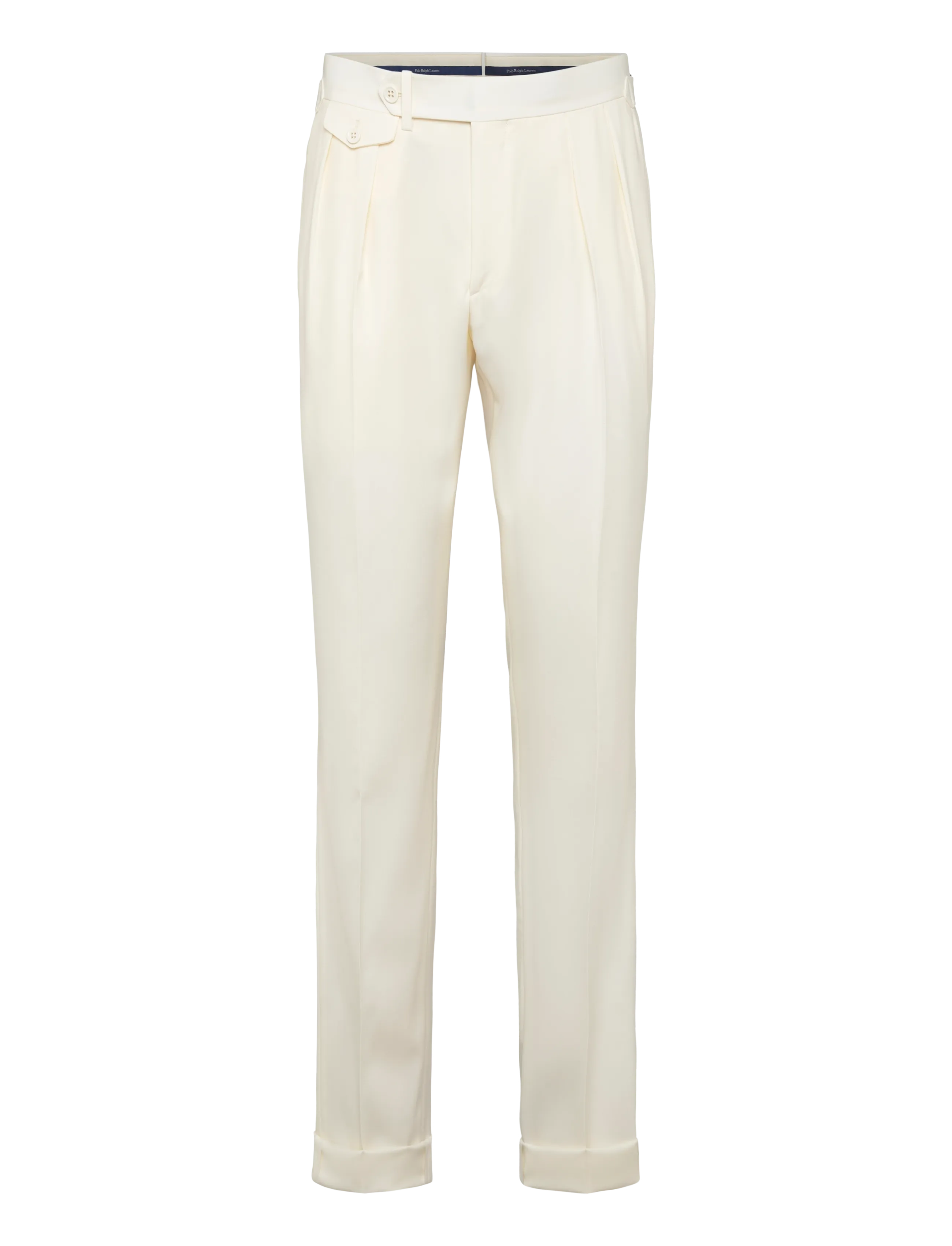 Polo Ralph Lauren - Pleated Wool Barathea Trouser - formell - cream - 3