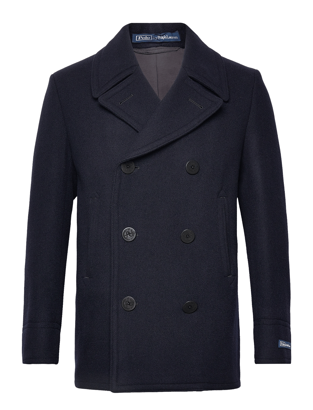 Polo Wool-Blend Melton Peacoat