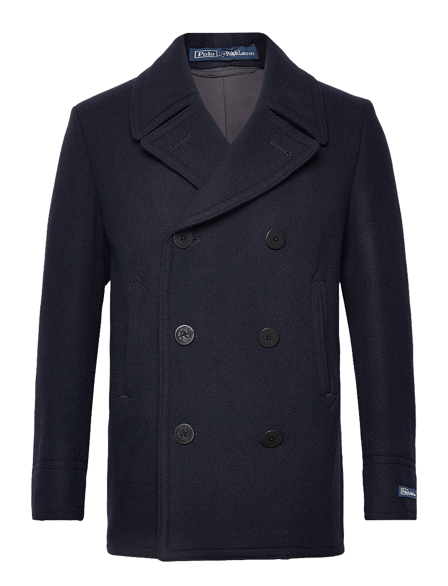 Polo Ralph Lauren - Polo Wool-Blend Melton Peacoat - navy - 0