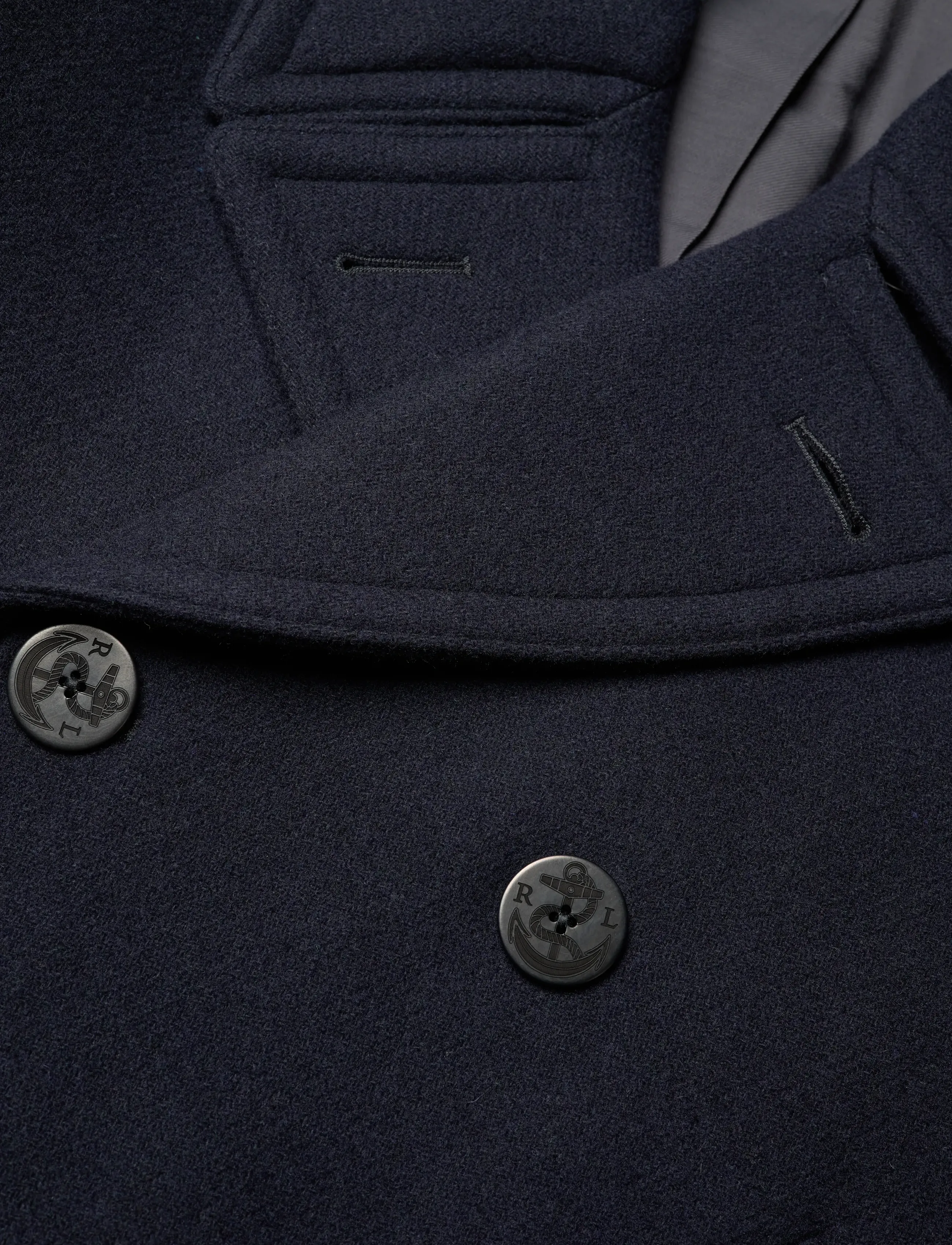 Polo Ralph Lauren - Polo Wool-Blend Melton Peacoat - navy - 3