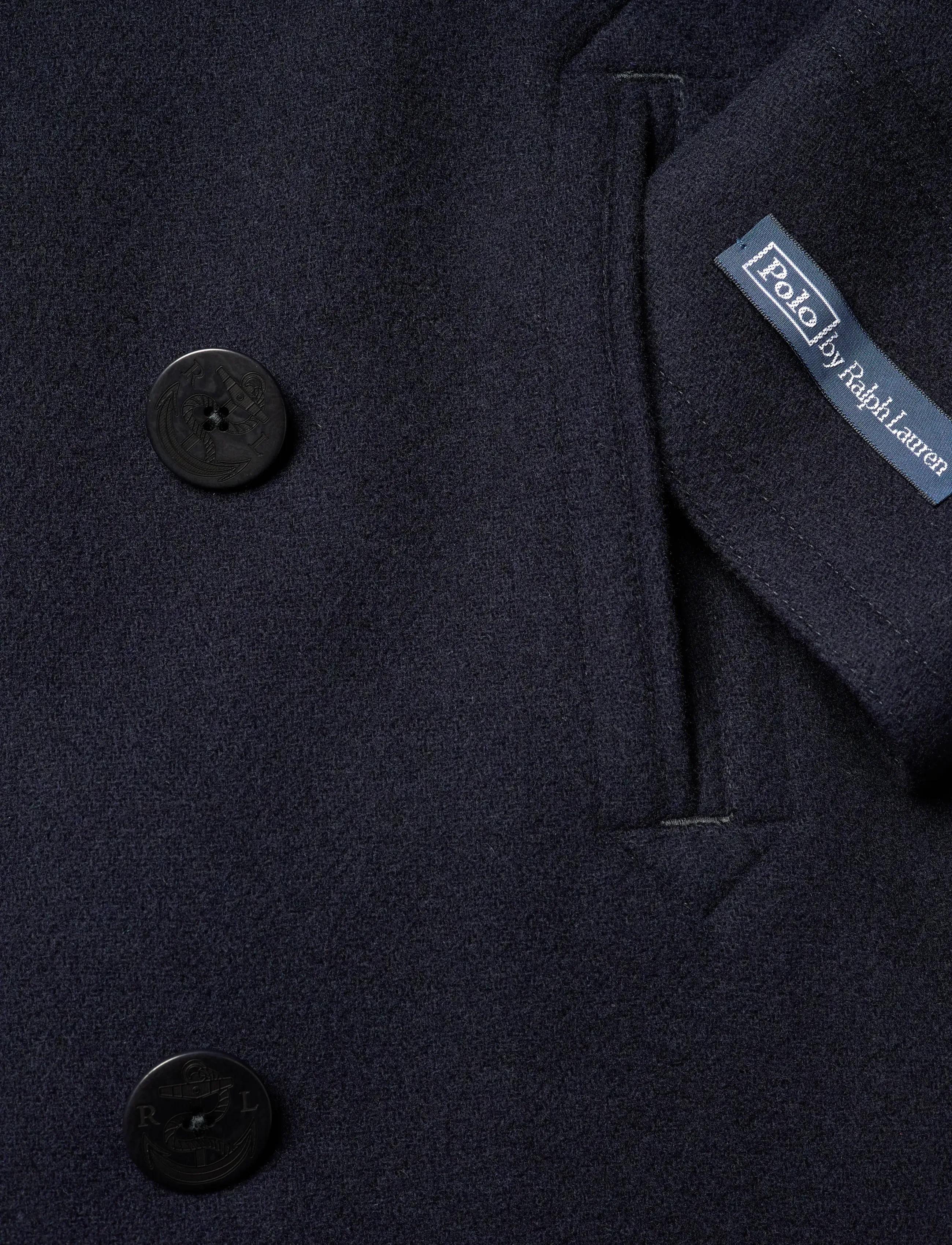 Polo Ralph Lauren - Polo Wool-Blend Melton Peacoat - navy - 4
